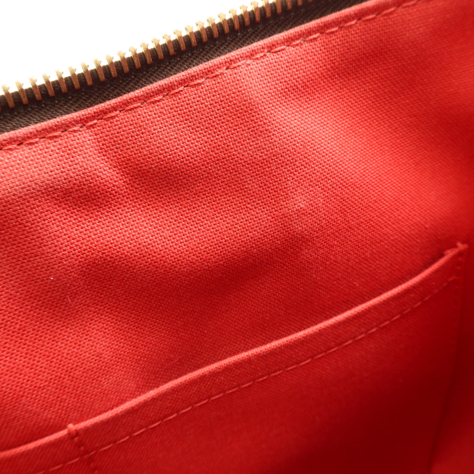 LOUIS VUITTON Damier Siena PM金扣手挽袋