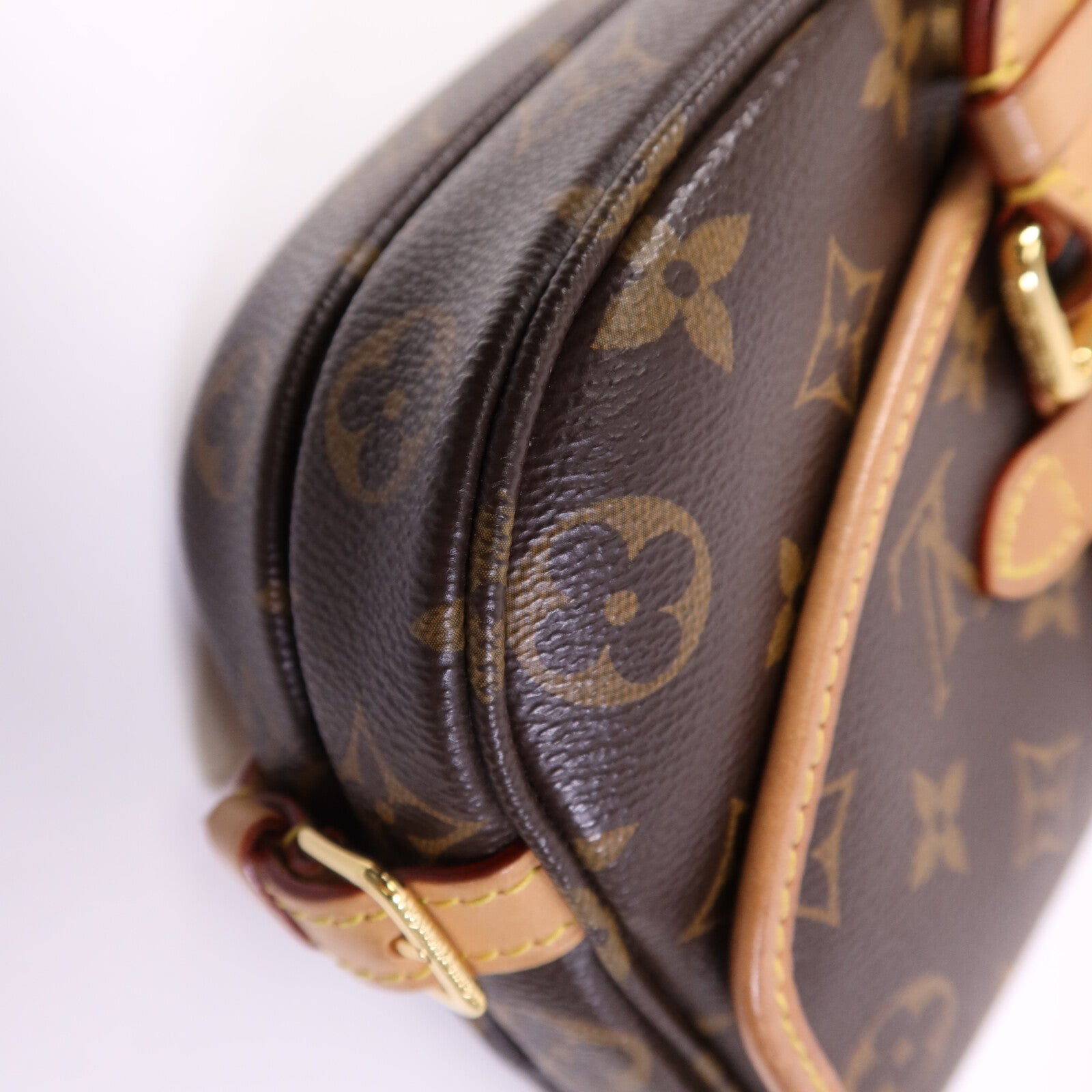 LOUIS VUITTON Monogram Saumur BB金扣手挽肩背兩用袋