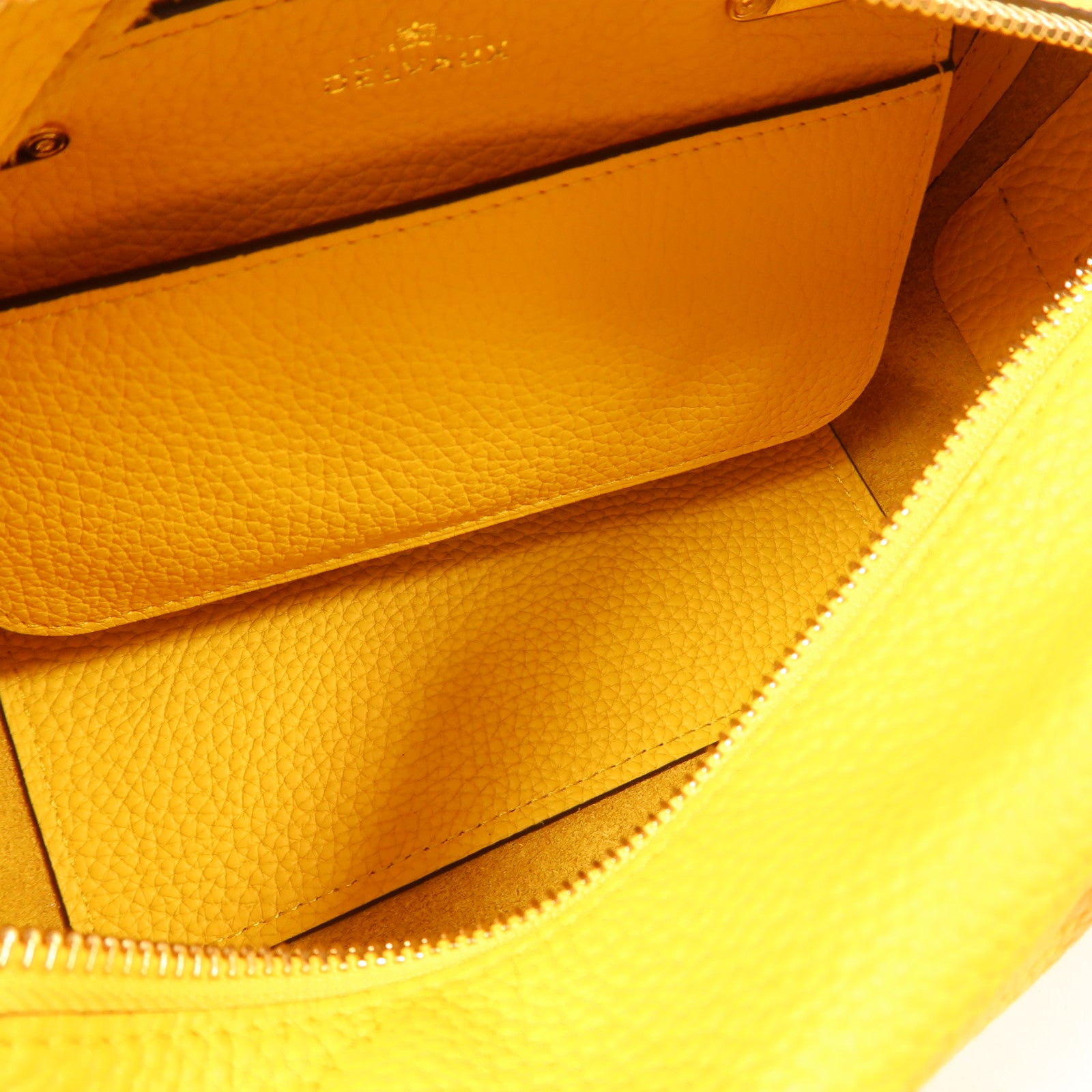 Delvaux 牛皮皮革Cool Box Mini金扣手挽肩背兩用袋