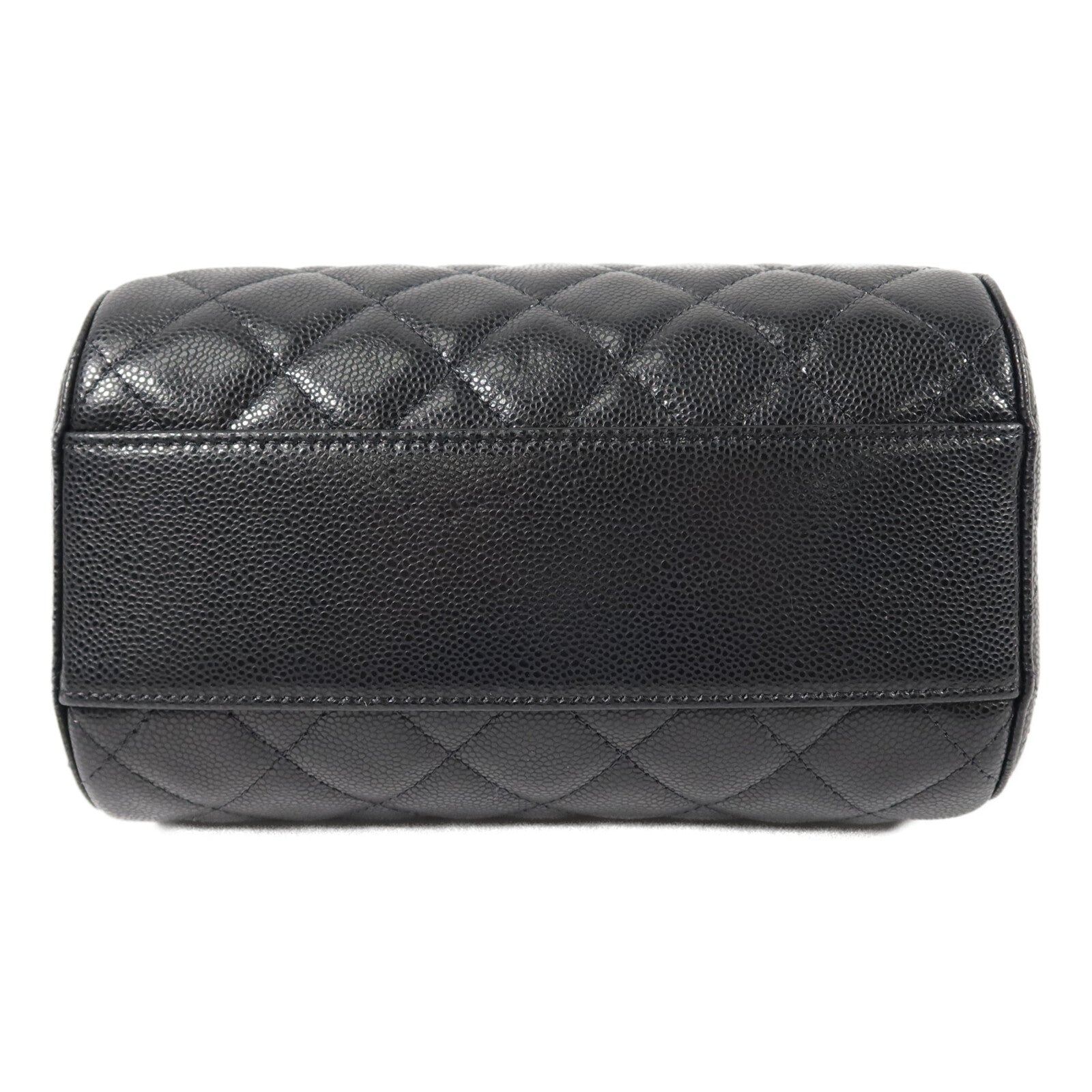 CHANEL 牛皮皮革Mini Bowling Bag手挽肩背兩用袋