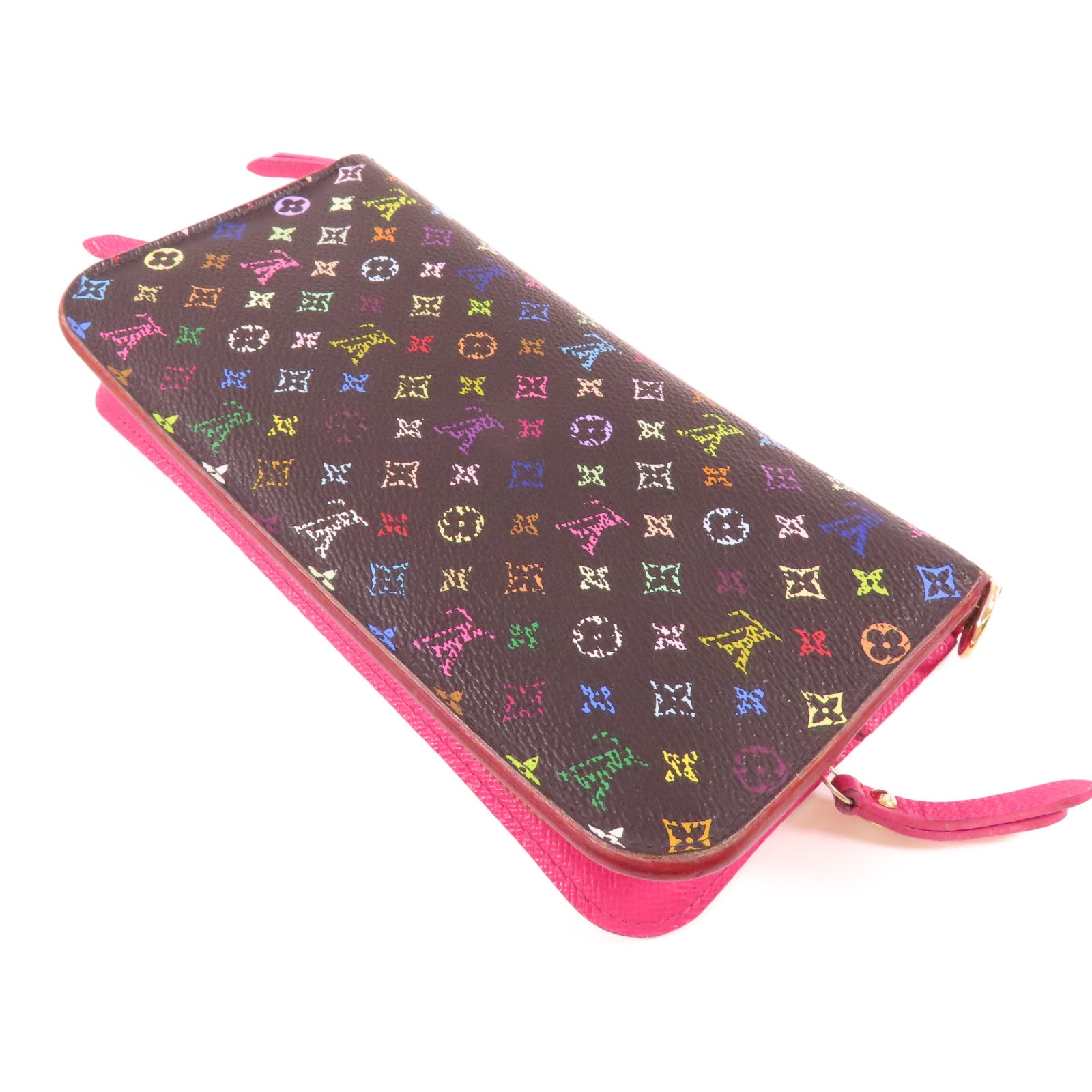 LOUIS VUITTON 【激減優惠】Monogram Multicolore Long Bifold Wallet金扣長錢包