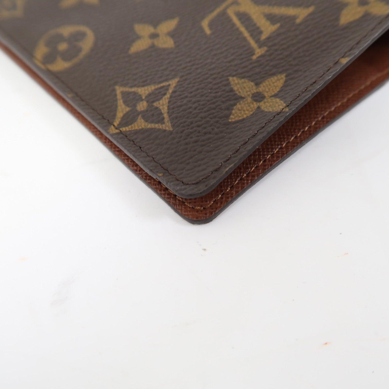 LOUIS VUITTON Monogram Passport Case護照套啡色