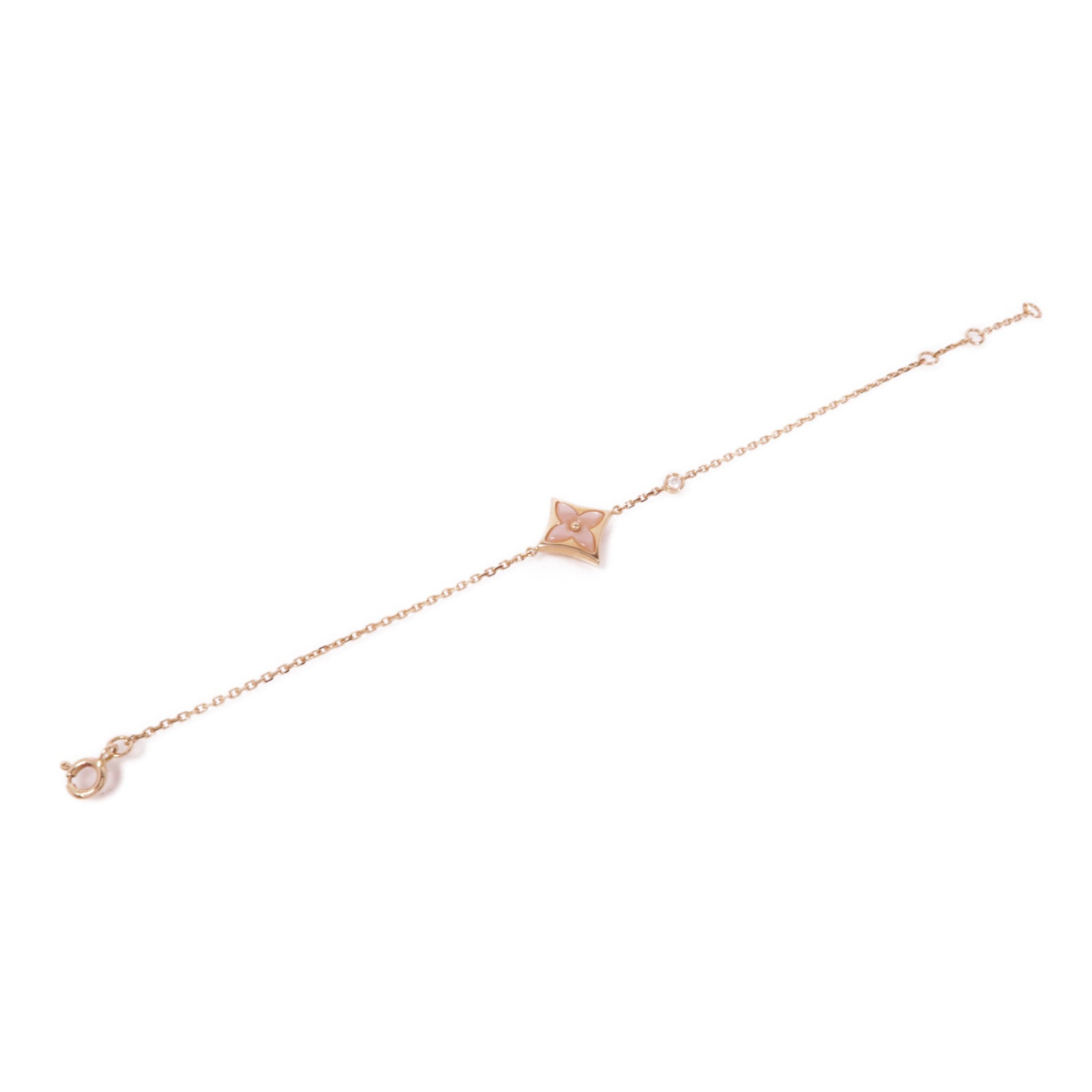 LOUIS VUITTON 18k玫瑰金Colour Blossom BB Star Bracelet手鏈