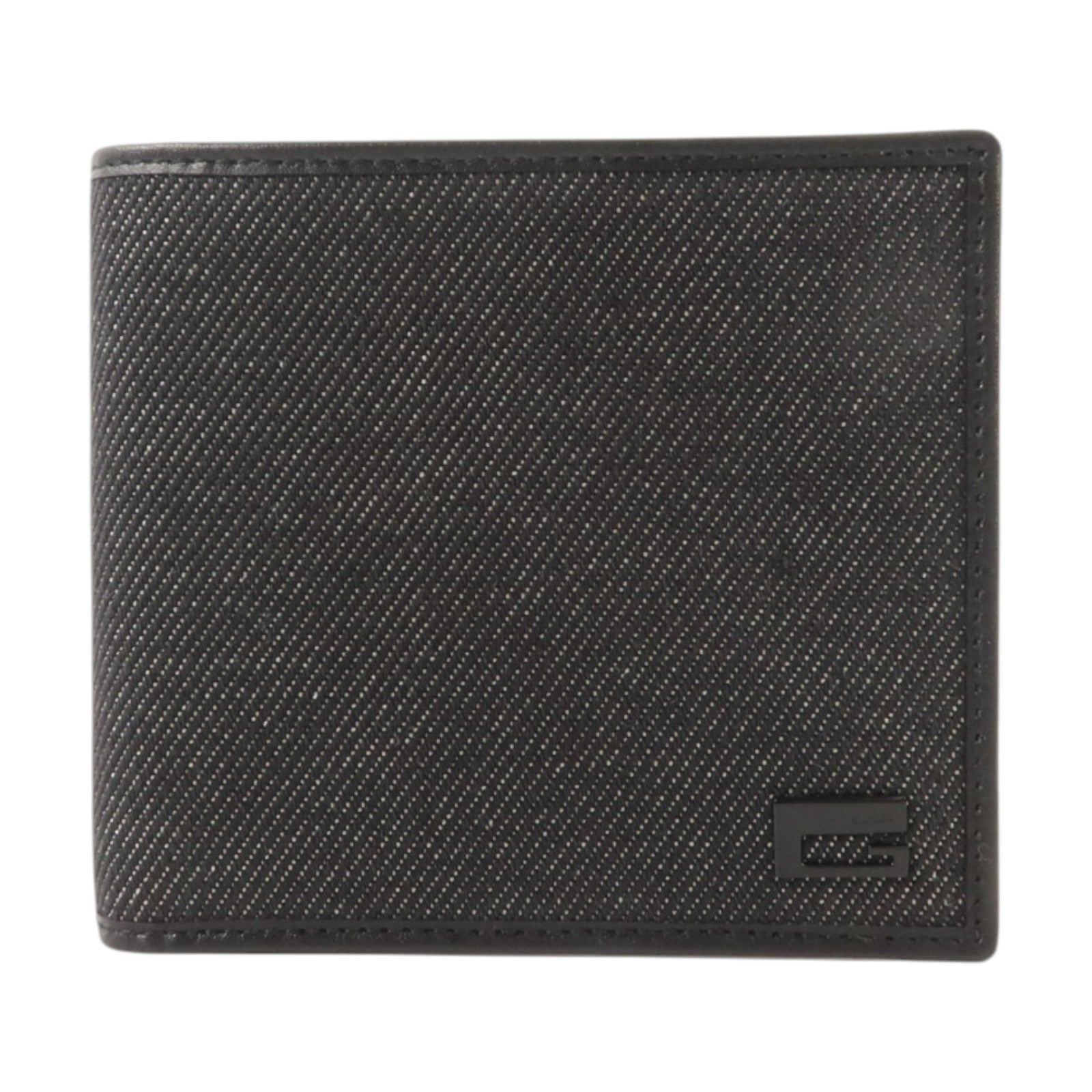 GUCCI 牛仔布料/牛皮皮革Bifold Wallet錢包
