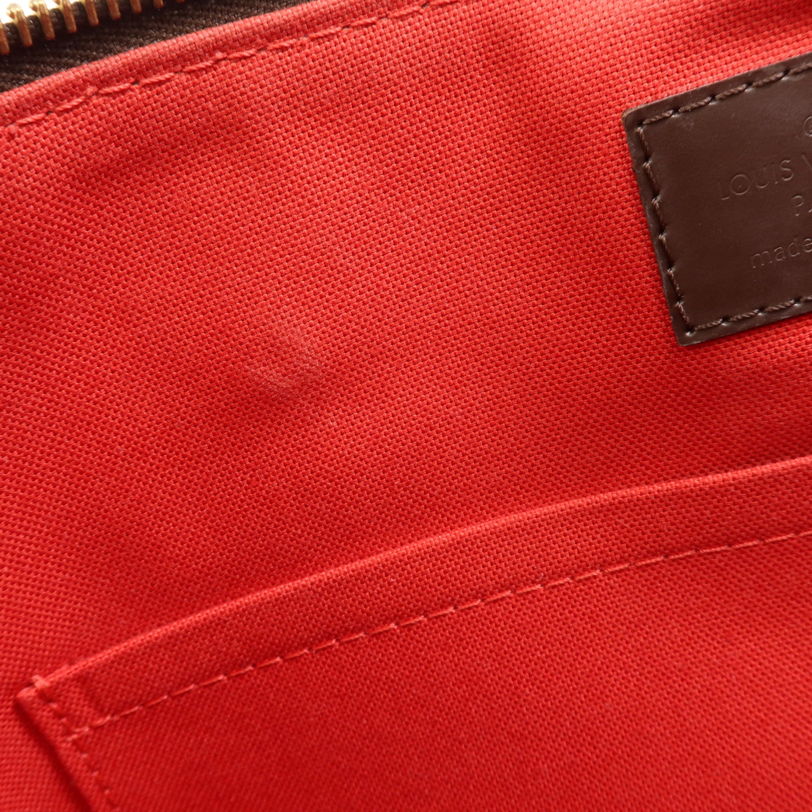 LOUIS VUITTON Damier Siena PM金扣手挽袋