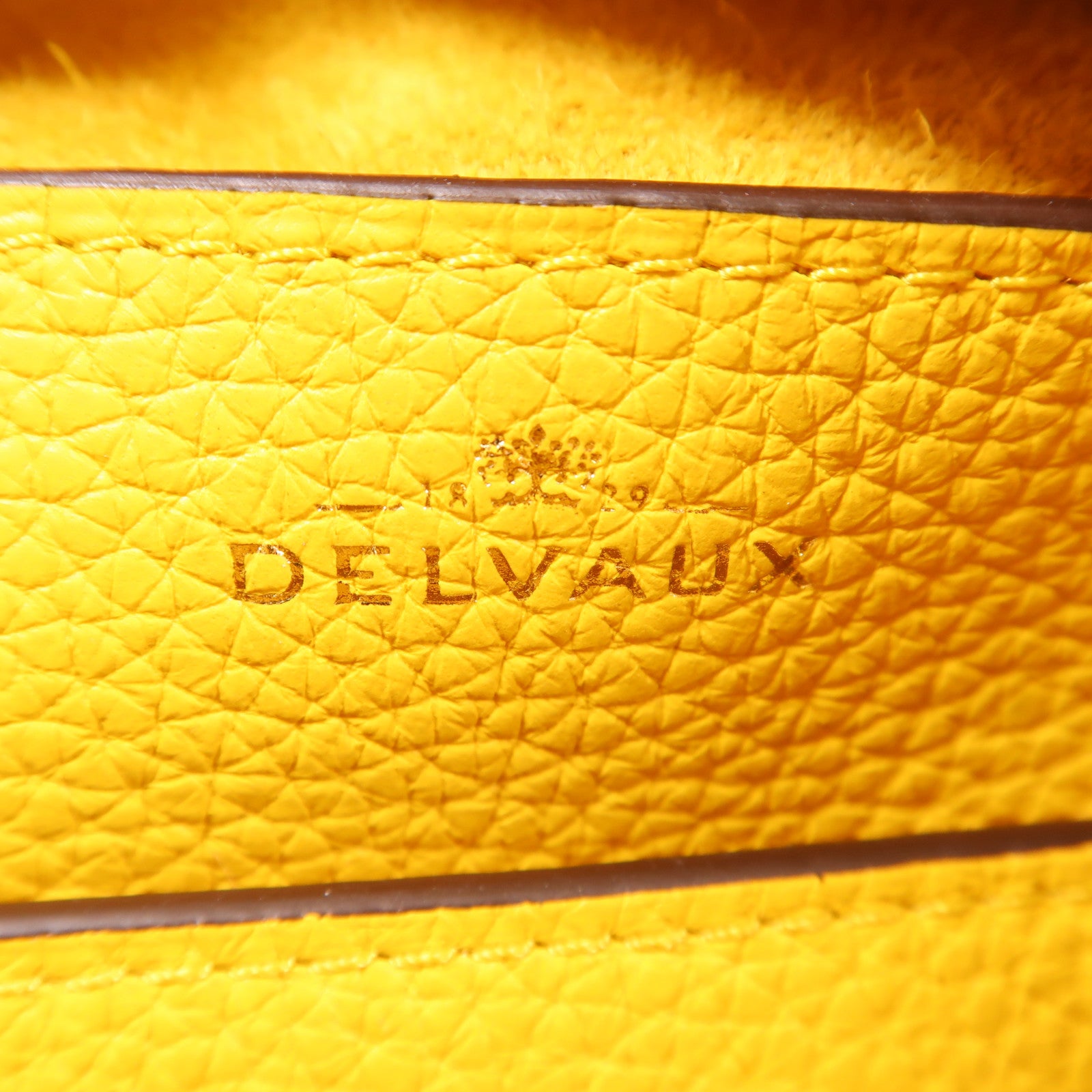 Delvaux 【激減優惠】牛皮皮革Cool Box Mini金扣手挽肩背兩用袋