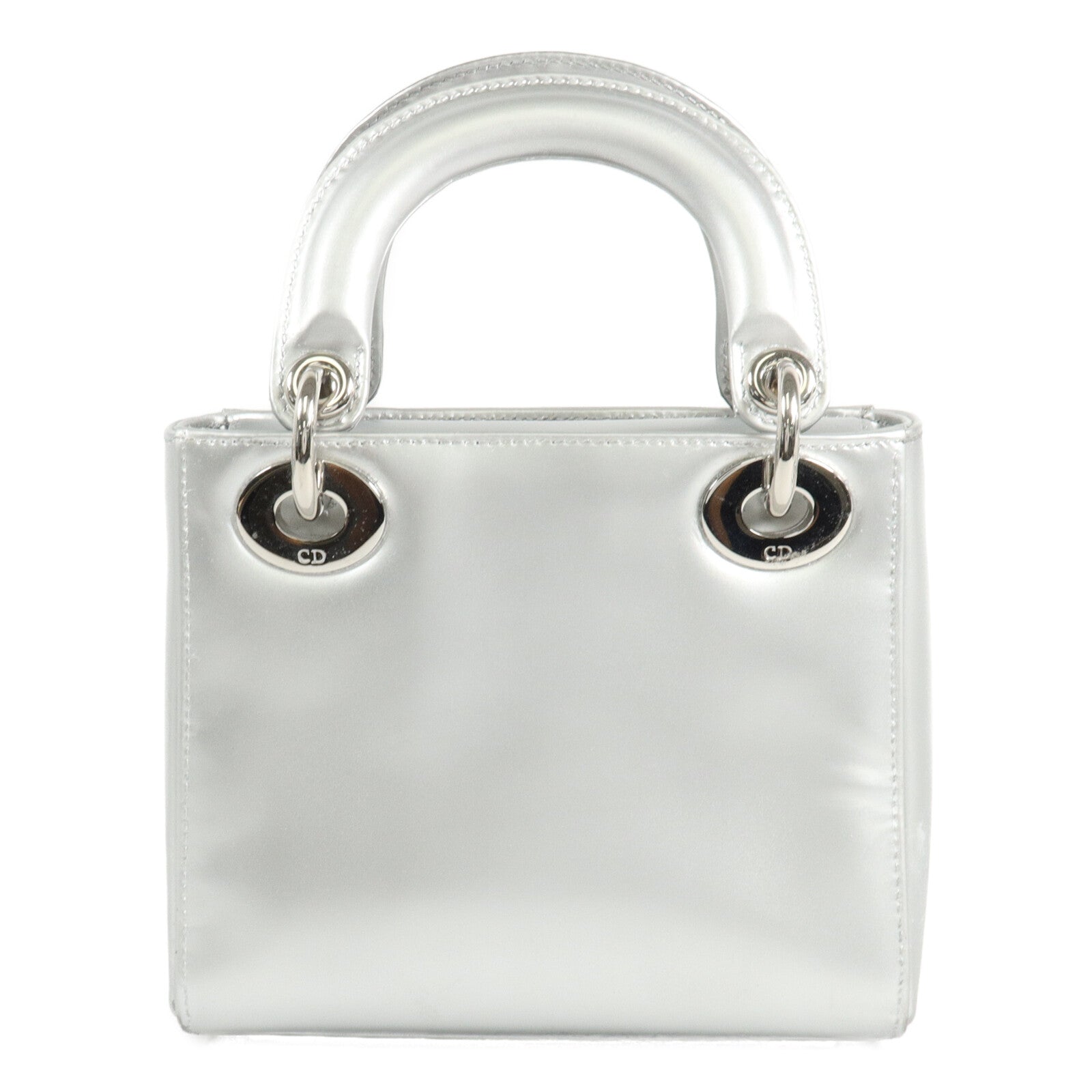 Dior Mirror Metallic Patent Mini Lady Dior Limited Edition手挽肩背兩用袋