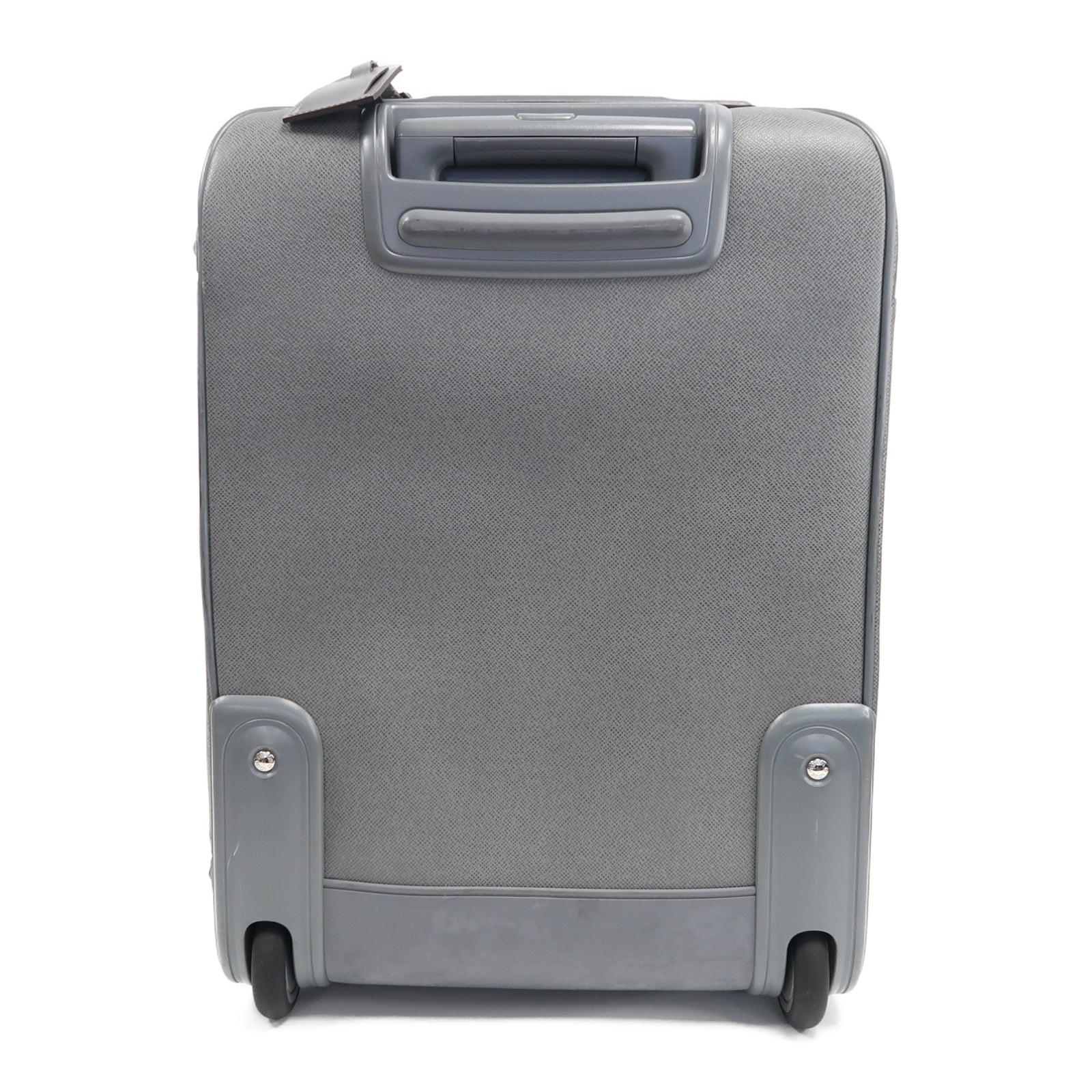 LOUIS VUITTON 【激減優惠】Cuir Taiga Pegase 55銀扣行李箱灰色