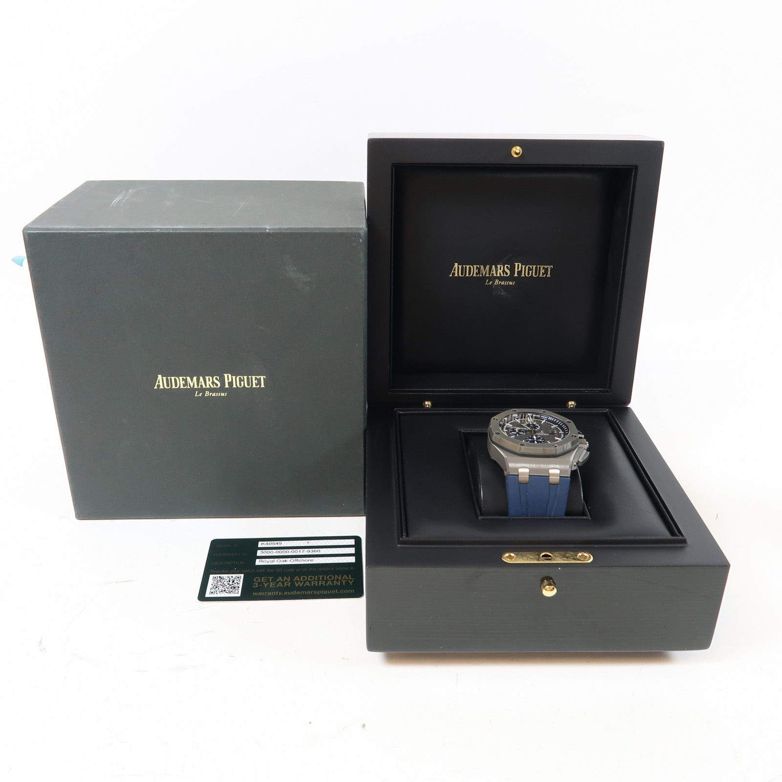AUDEMARS PIGUET Royal Oak Offshore Chronograph陶瓷/橡膠帶手錶自動機芯灰色