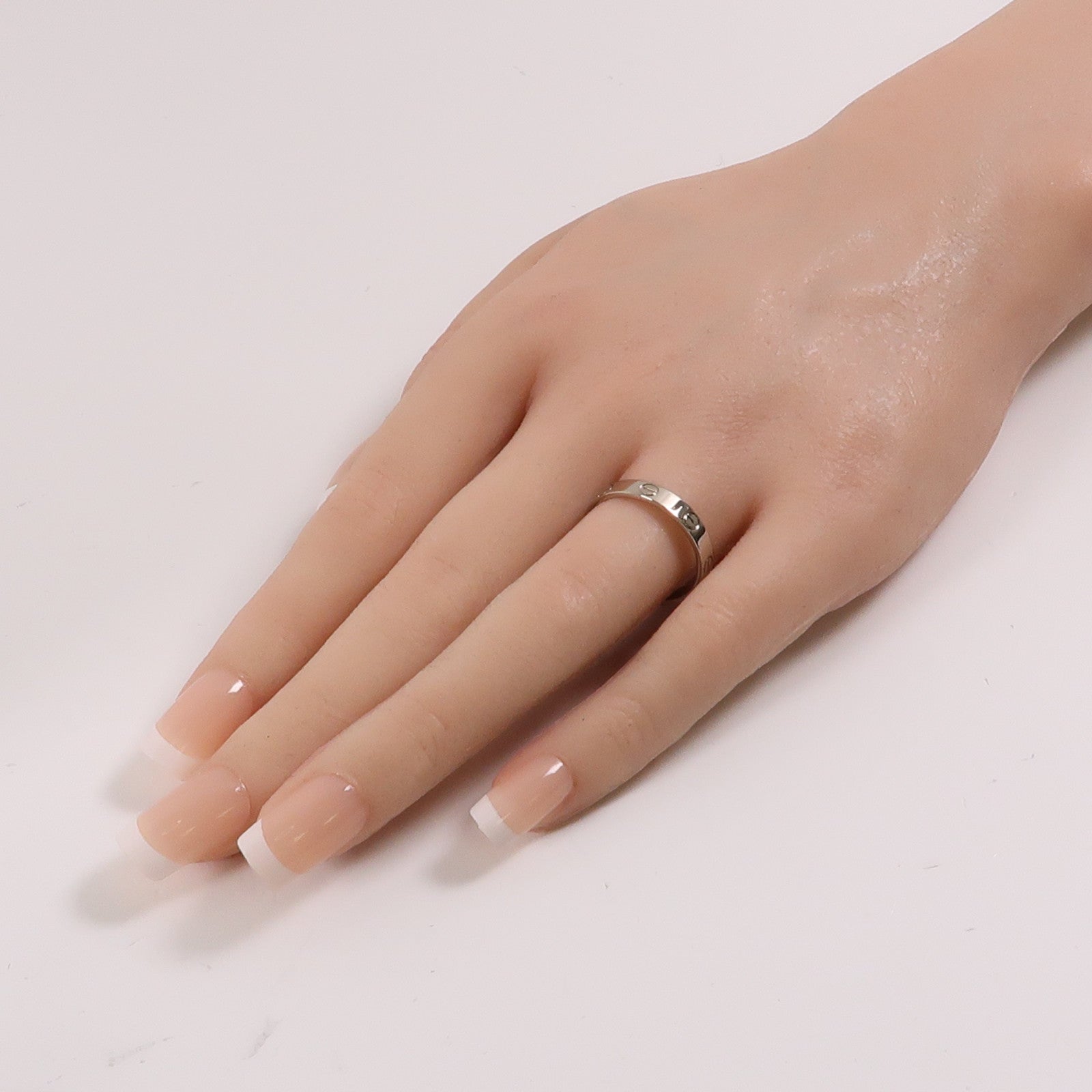 CARTIER 18K白金Love Ring Small Model戒指Cartier#57/US#7.75