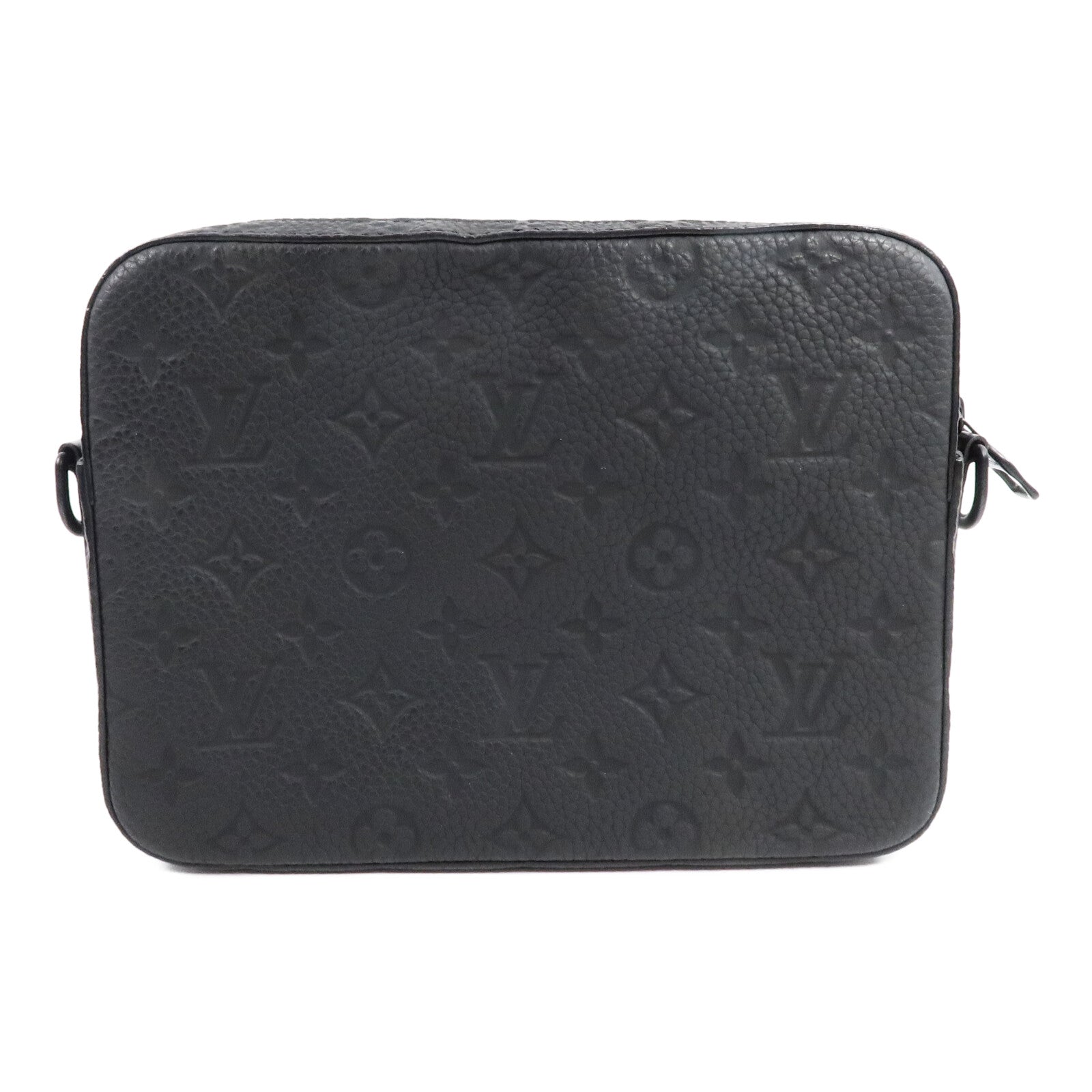 LOUIS VUITTON Monogram Taurillon Steamer Messenger肩背袋