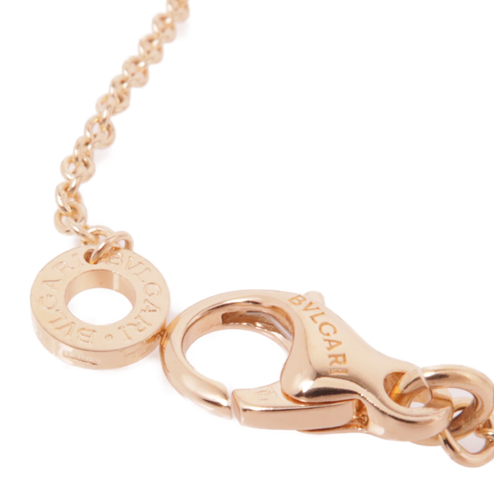 BVLGARI 18K玫瑰金/陶瓷B-Zero1 Necklace項鍊