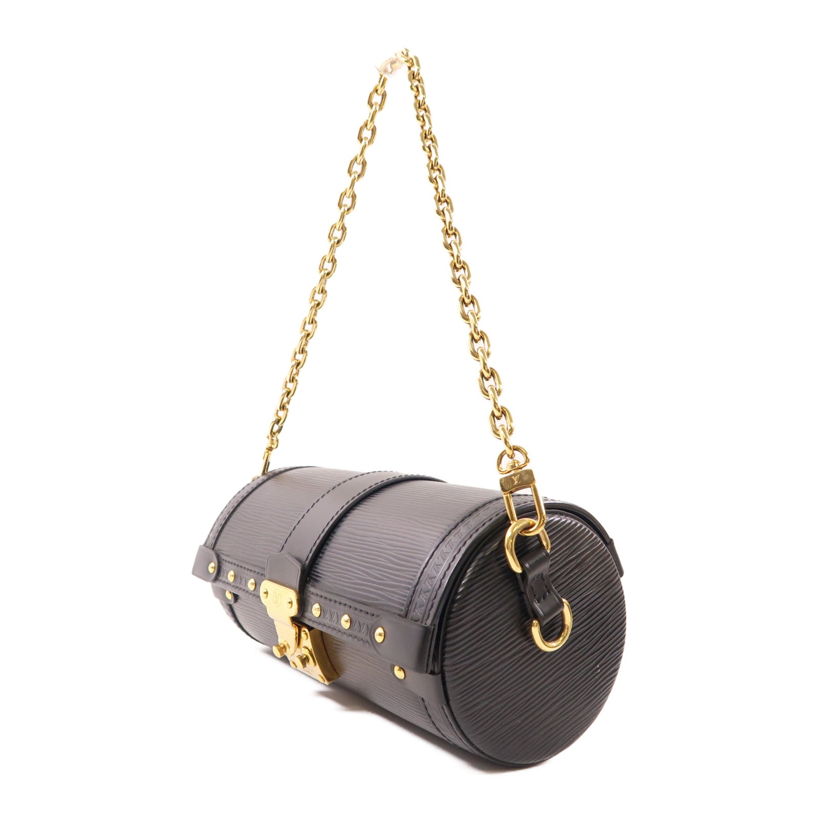 LOUIS VUITTON Epi Papillon Trunk金扣手挽肩背兩用袋