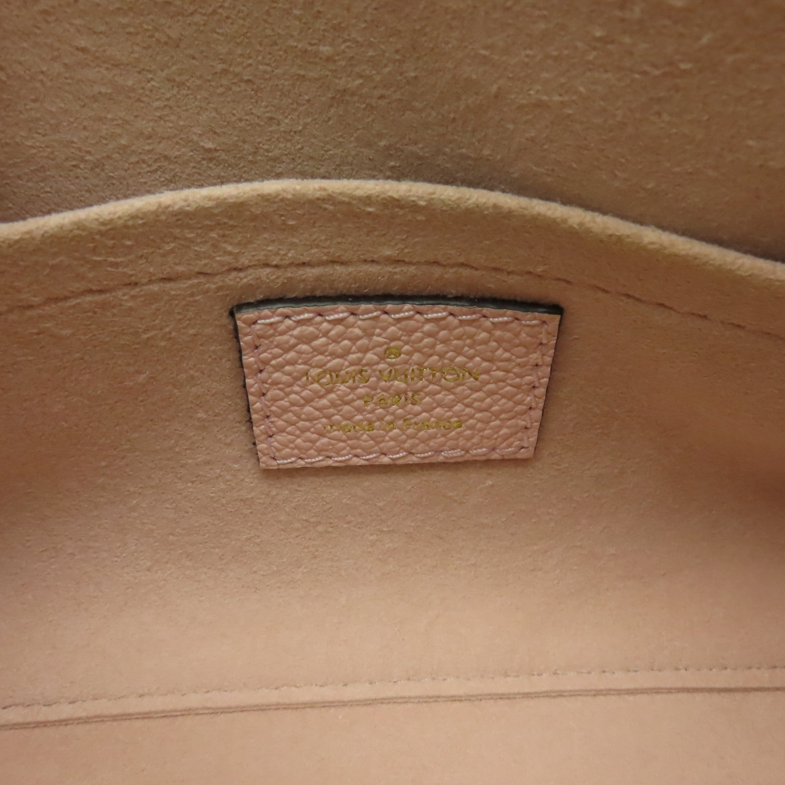 LOUIS VUITTON 【激減優惠】Monogram Empreinte Papillon BB金扣手挽肩背兩用袋粉紅色