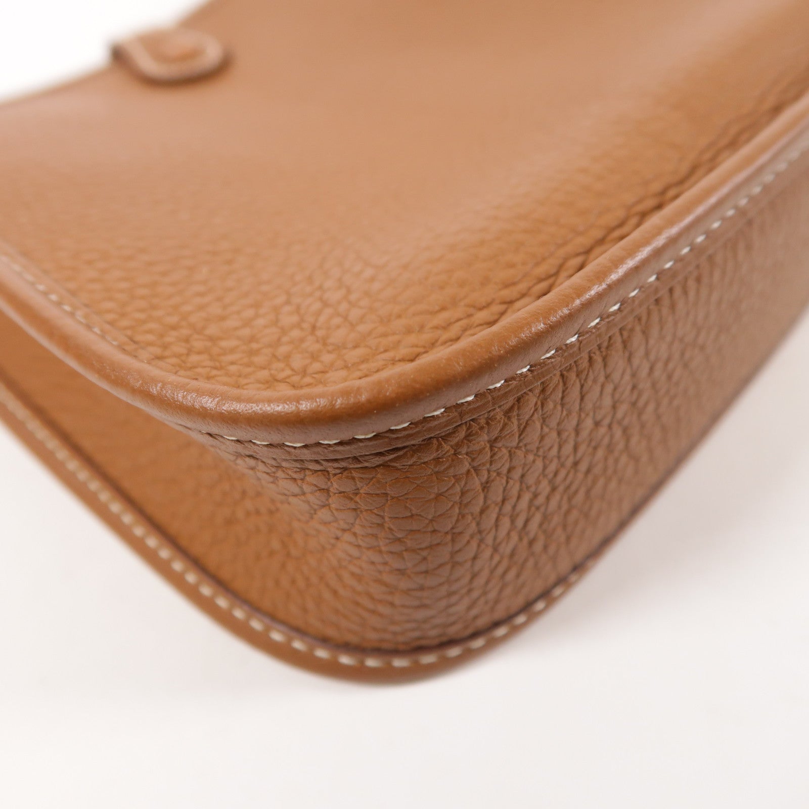 HERMES Clemence皮革Evelyne TPM銀扣肩背袋
