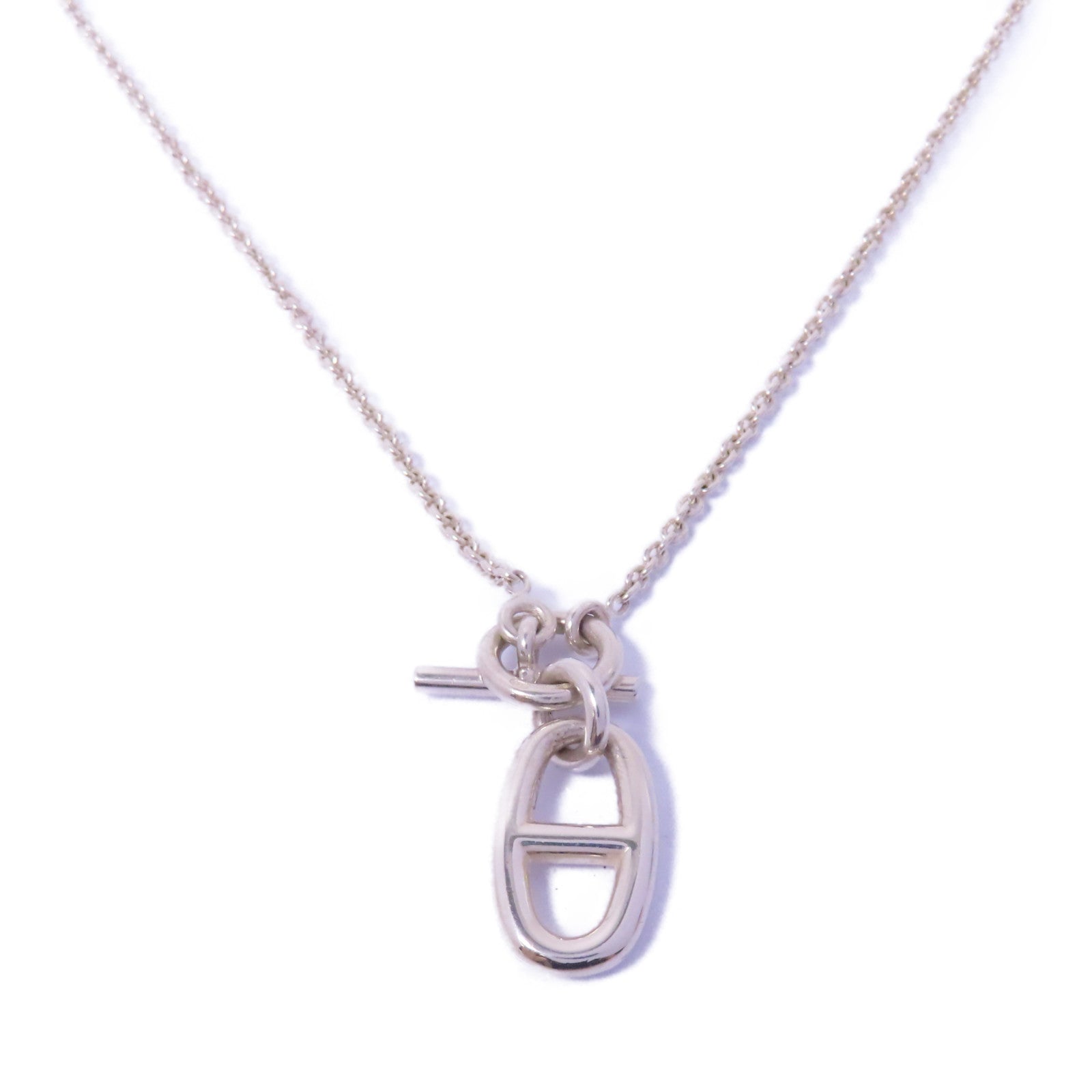 HERMES 925純銀Chaine d'Ancre Necklace項鍊