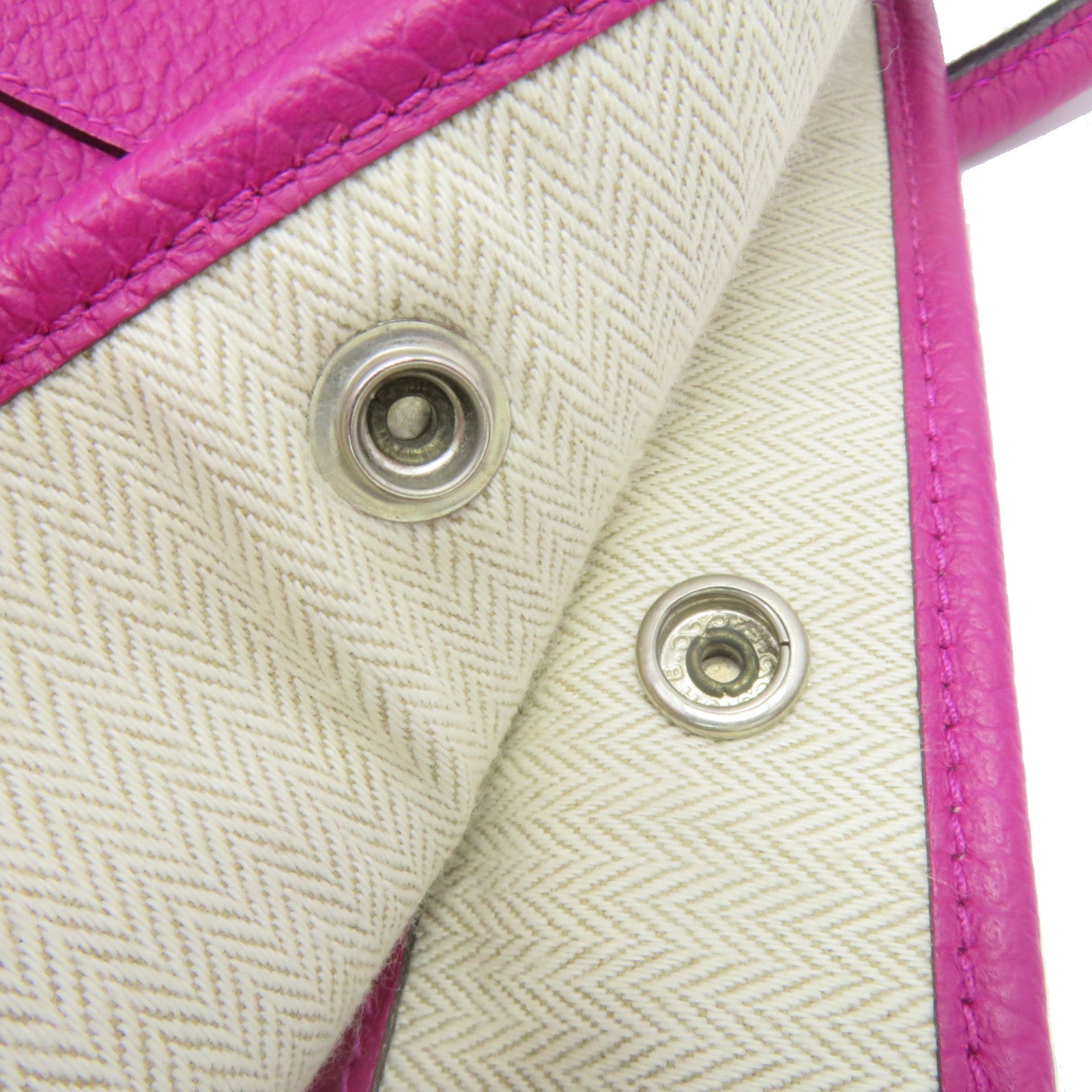 HERMES Country皮革GardenParty PM Hand Bag手挽袋Rose Purple紫色