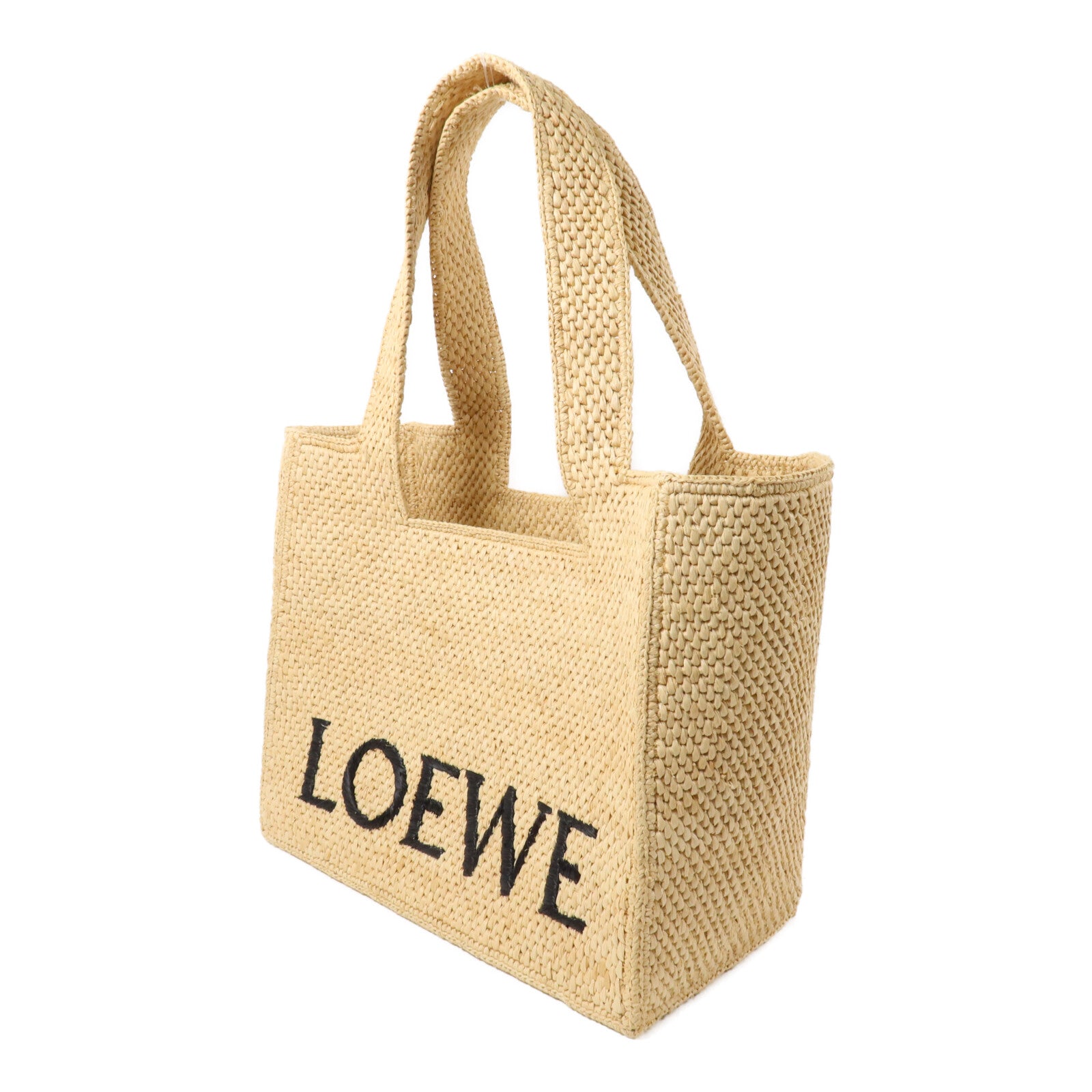 LOEWE Raffia Font Tote Medium手挽肩背兩用袋