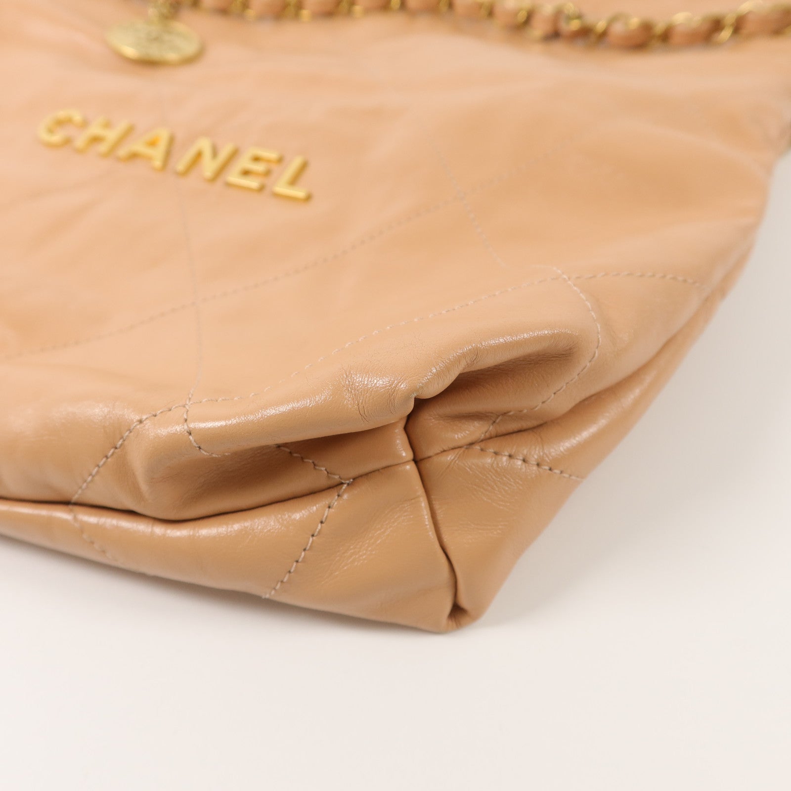 CHANEL 牛皮皮革Chanel 22 Small鏈帶肩背袋