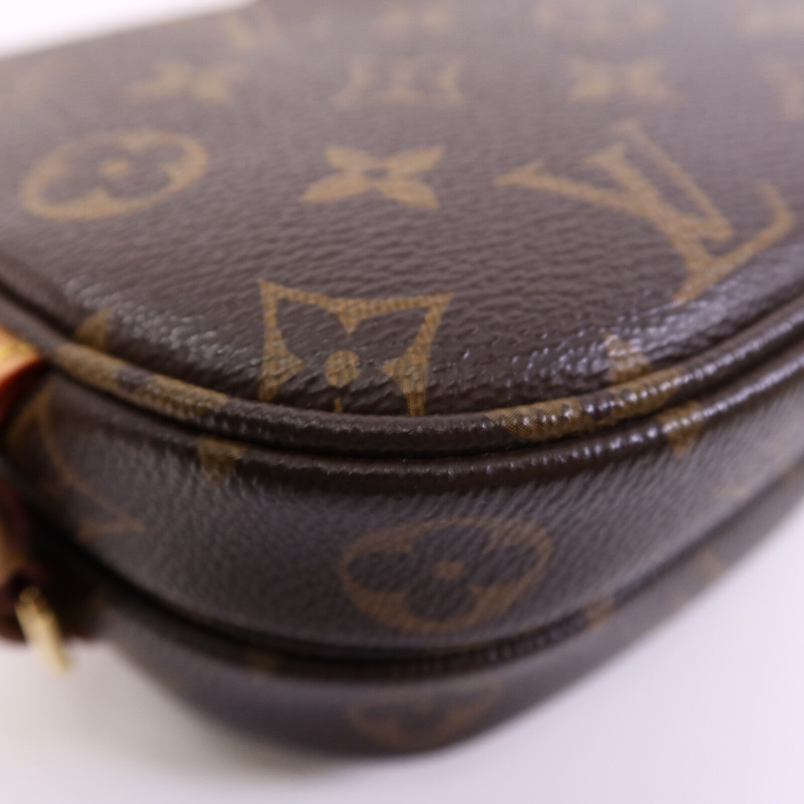 LOUIS VUITTON Monogram Saumur BB金扣手挽肩背兩用袋