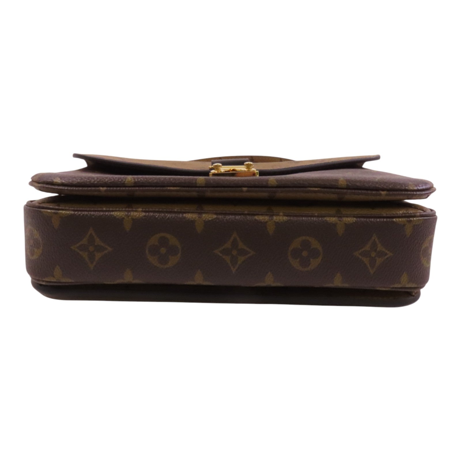 LOUIS VUITTON Monogram Reverse Pochette Metis金扣手挽肩背兩用袋