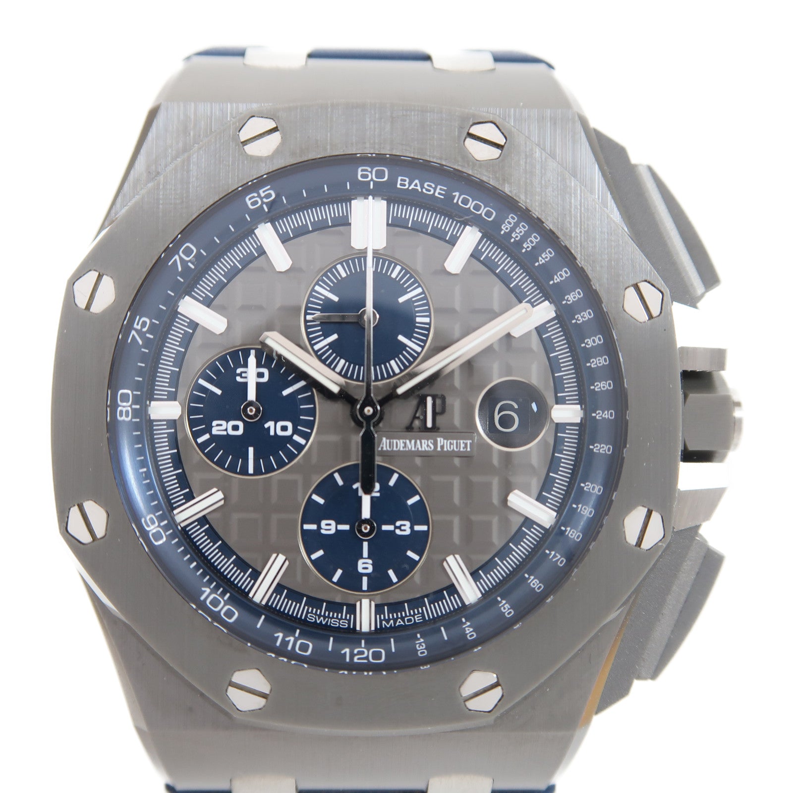 AUDEMARS PIGUET Royal Oak Offshore Chronograph陶瓷/橡膠帶手錶自動機芯灰色