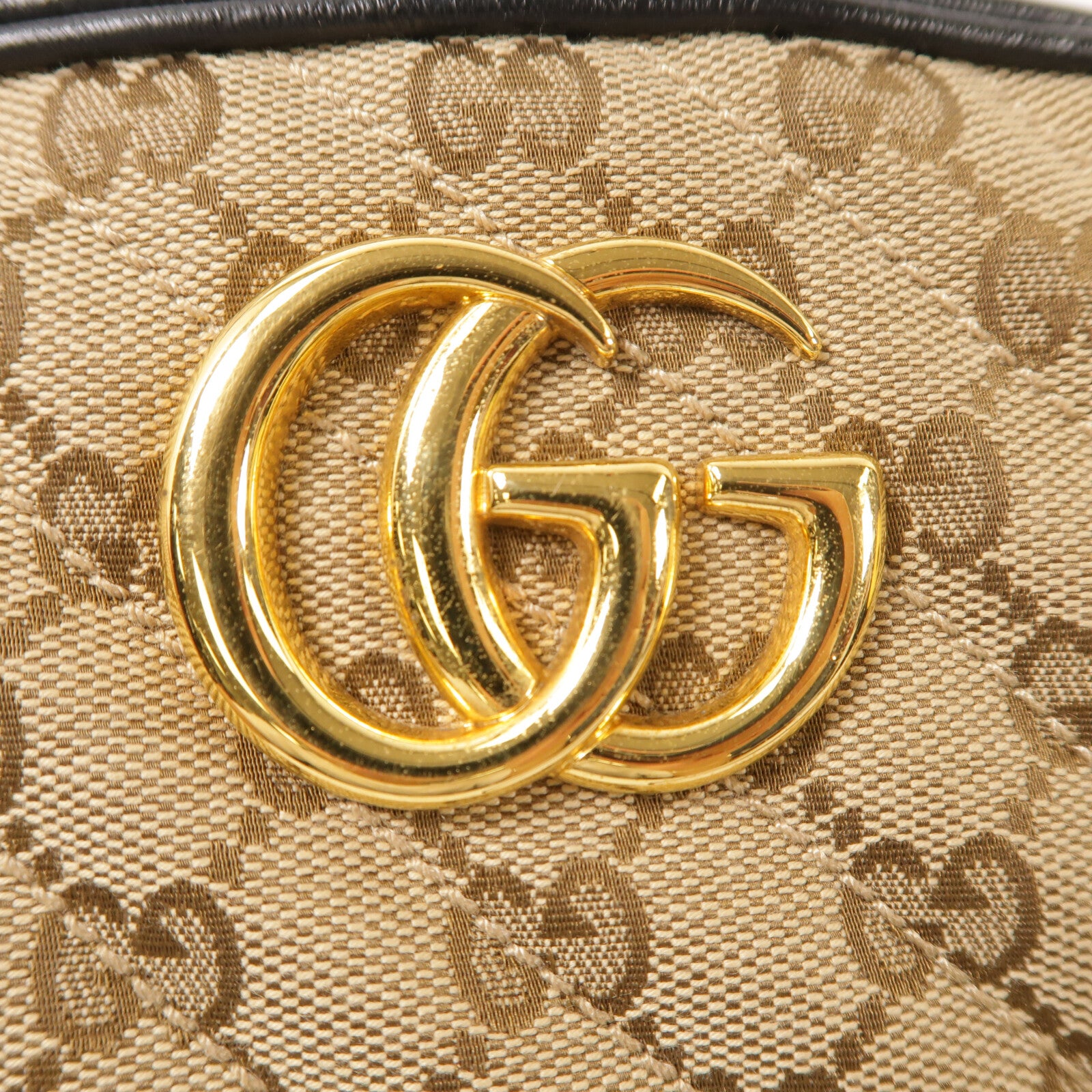 GUCCI GG帆布GG Marmont鏈帶肩背袋