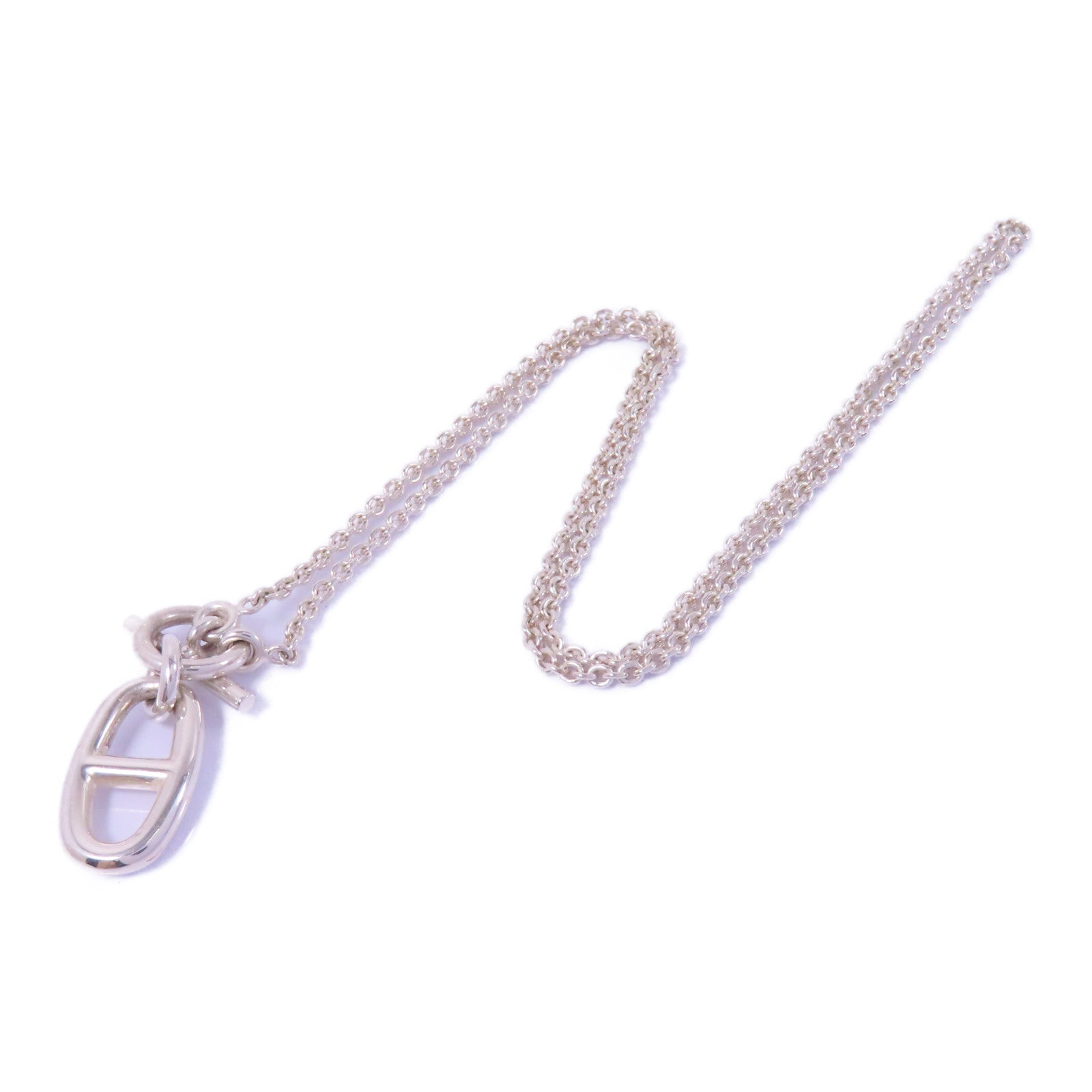 HERMES 925純銀Chaine d'Ancre Necklace項鍊