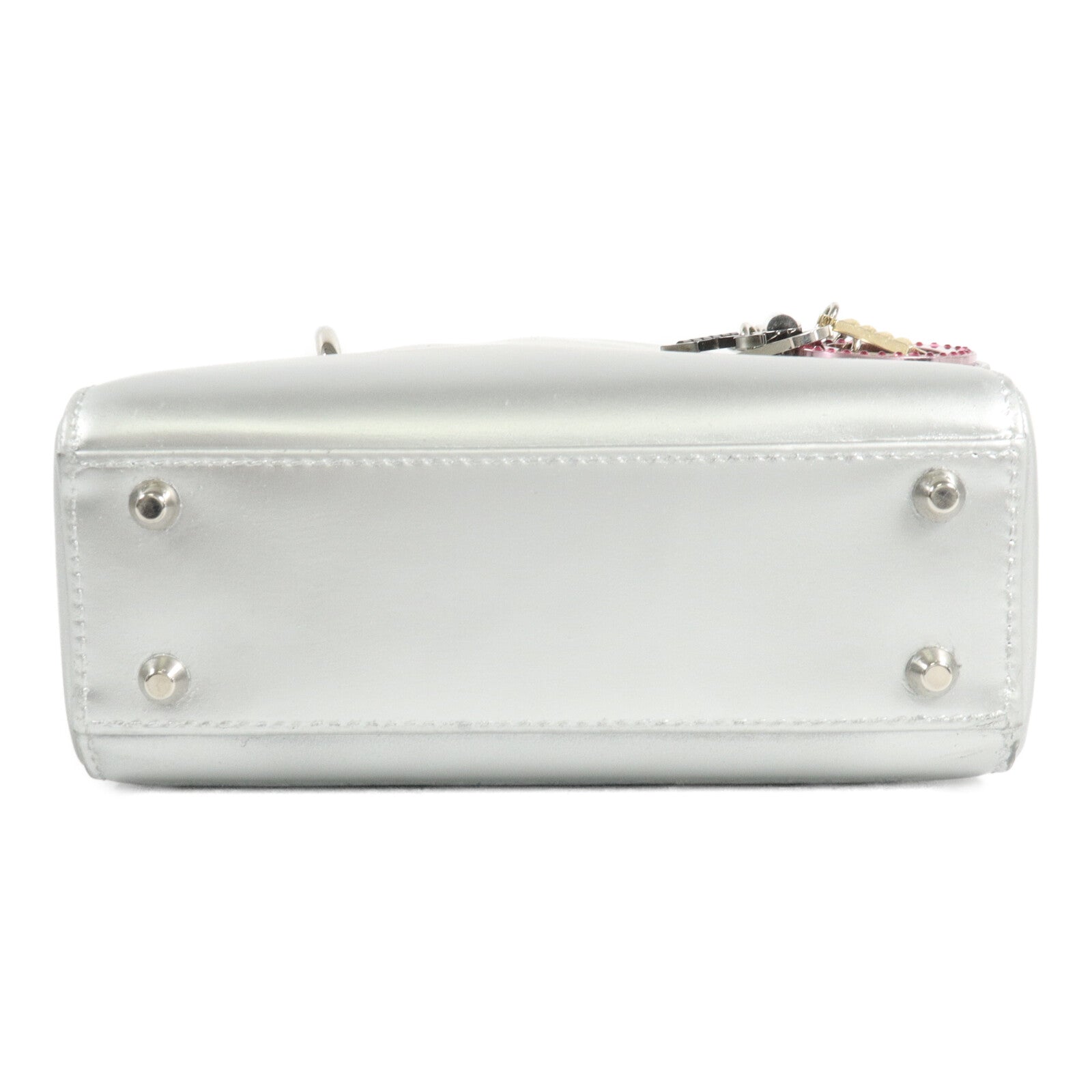 Dior Mirror Metallic Patent Mini Lady Dior Limited Edition手挽肩背兩用袋