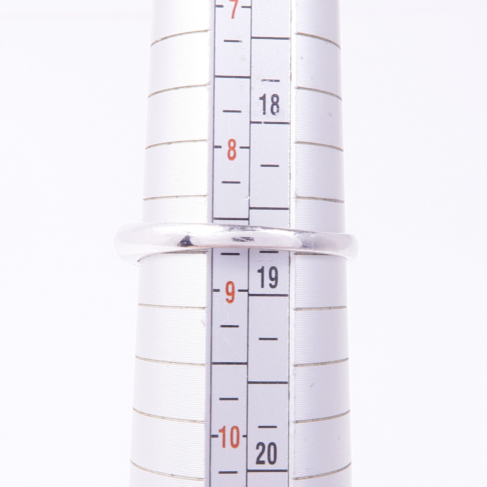 JEWELRY PT900鉑金Ruby Diamond Ring紅寶石/鑽石戒指US#9