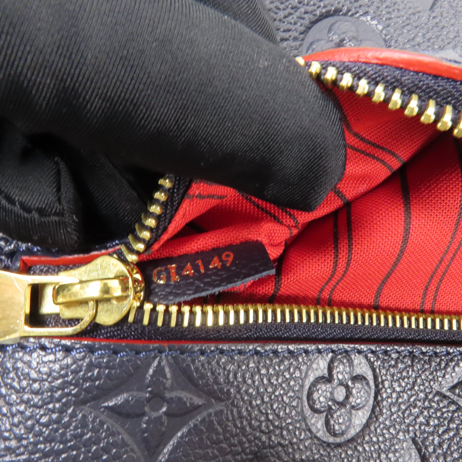 LOUIS VUITTON Monogram Empreinte Pochette Metis金扣手挽肩背兩用袋