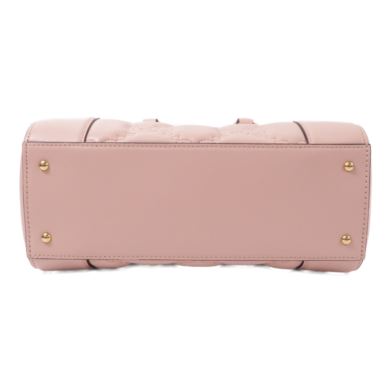 GUCCI 牛皮皮革GG Matelasse Mini Top Handle手挽肩背兩用袋