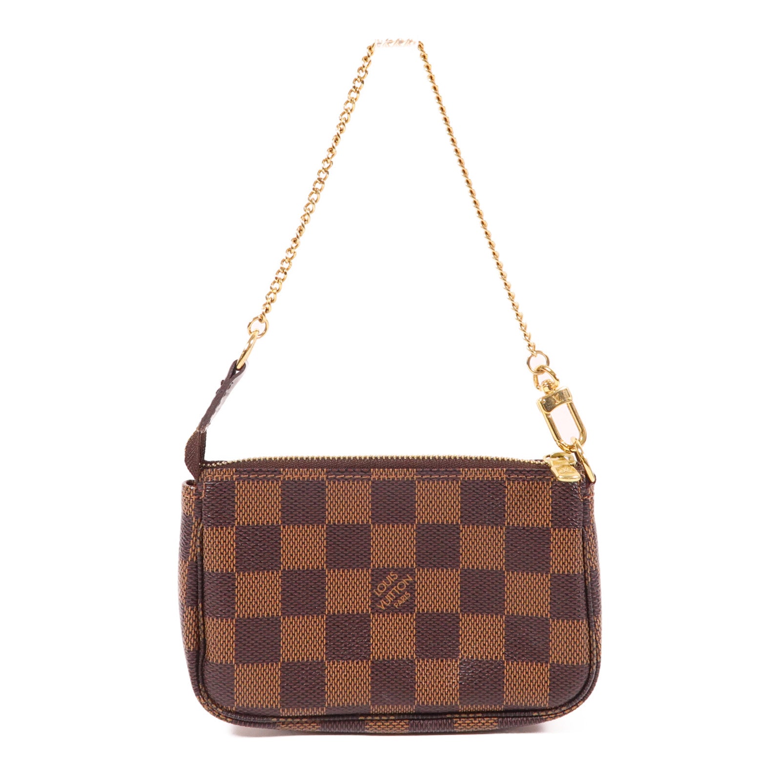 LOUIS VUITTON 【激減優惠】Damier Mini Pochette Accessoires金扣手挽袋