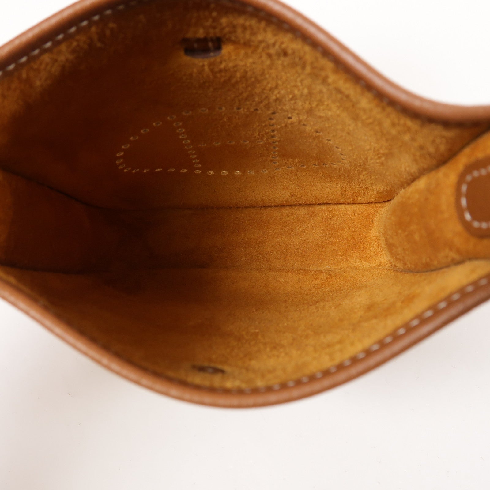 HERMES Clemence皮革Evelyne TPM銀扣肩背袋