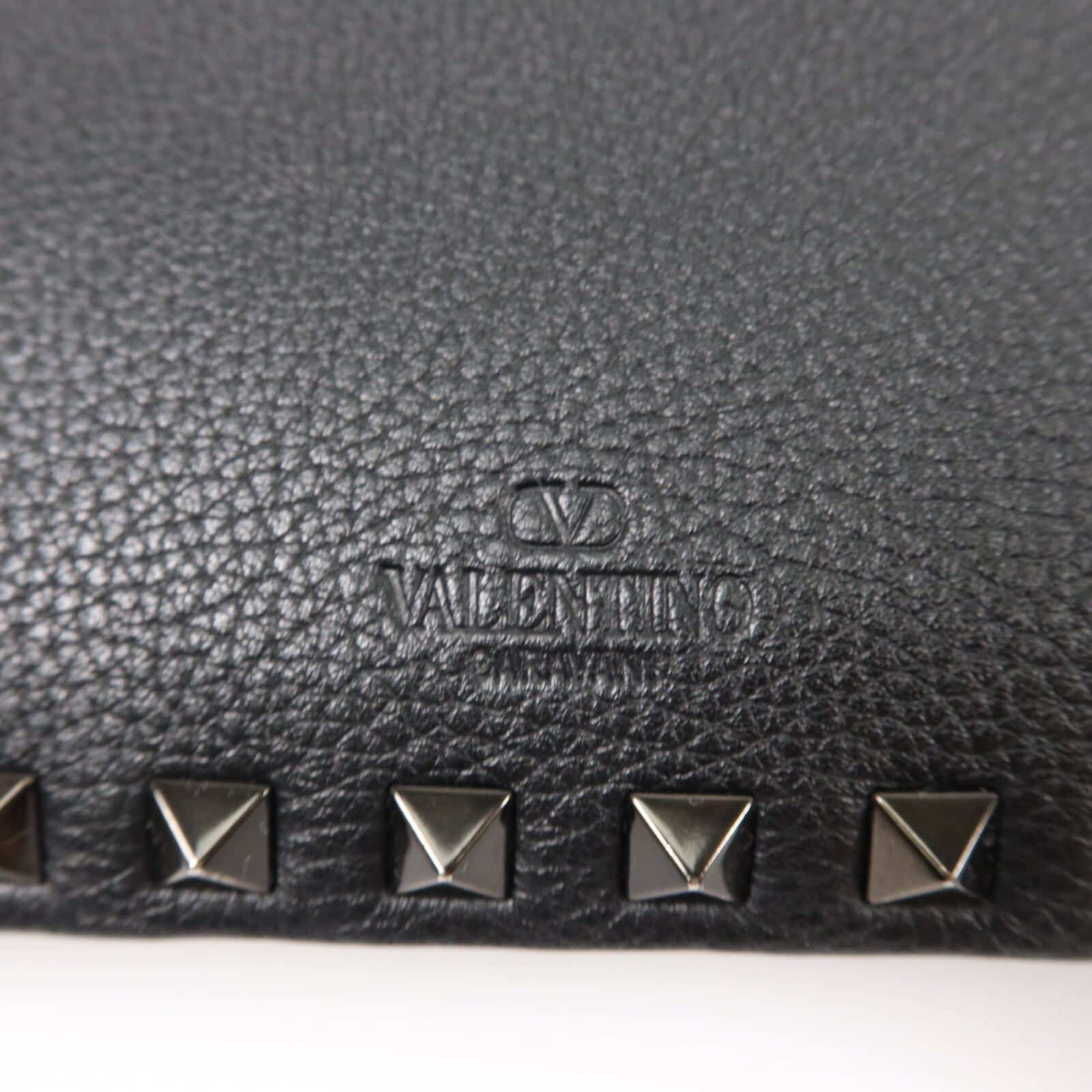 Valentino 牛皮皮革Rockstud Grainy肩背袋