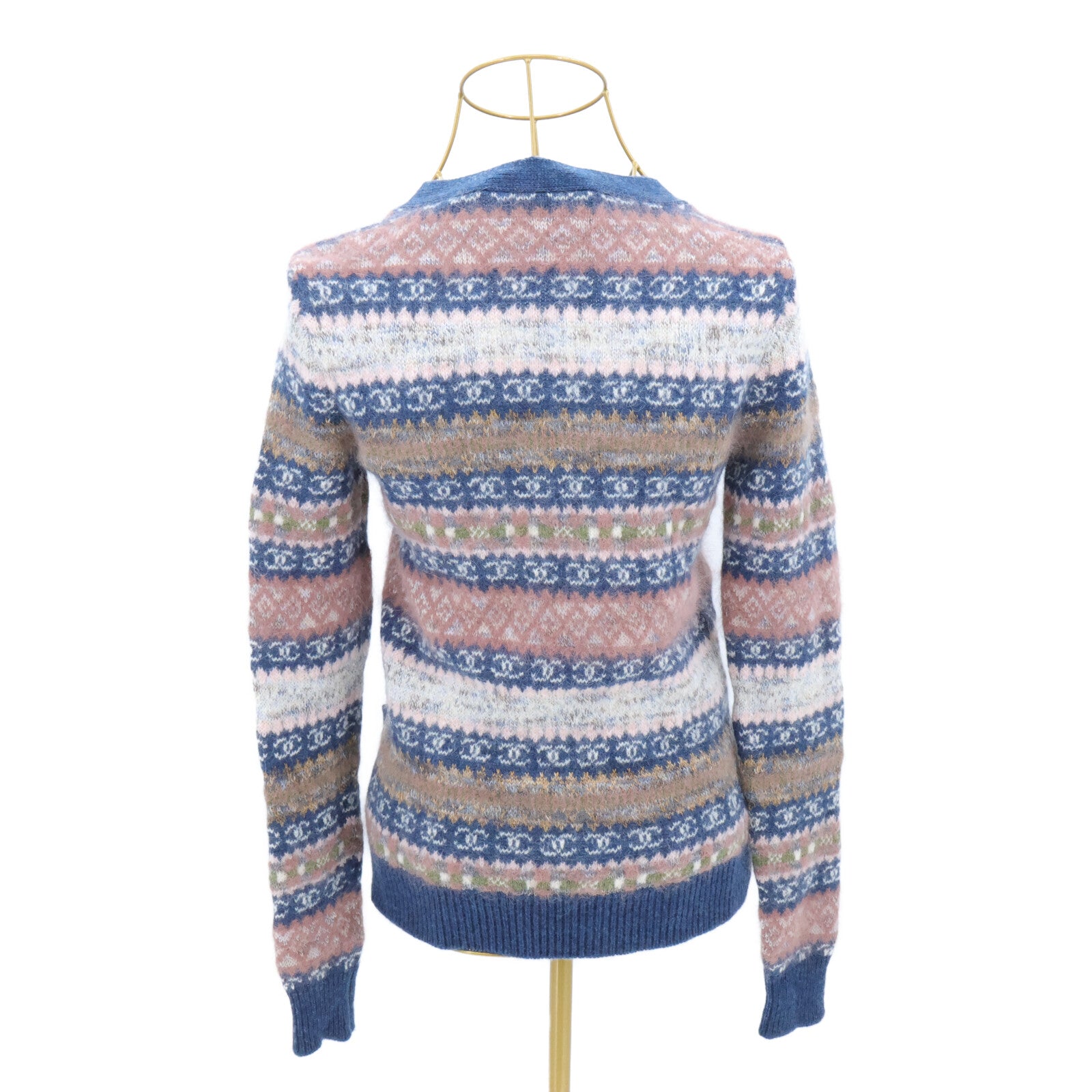 CHANEL Knit Button Front Shirt針織