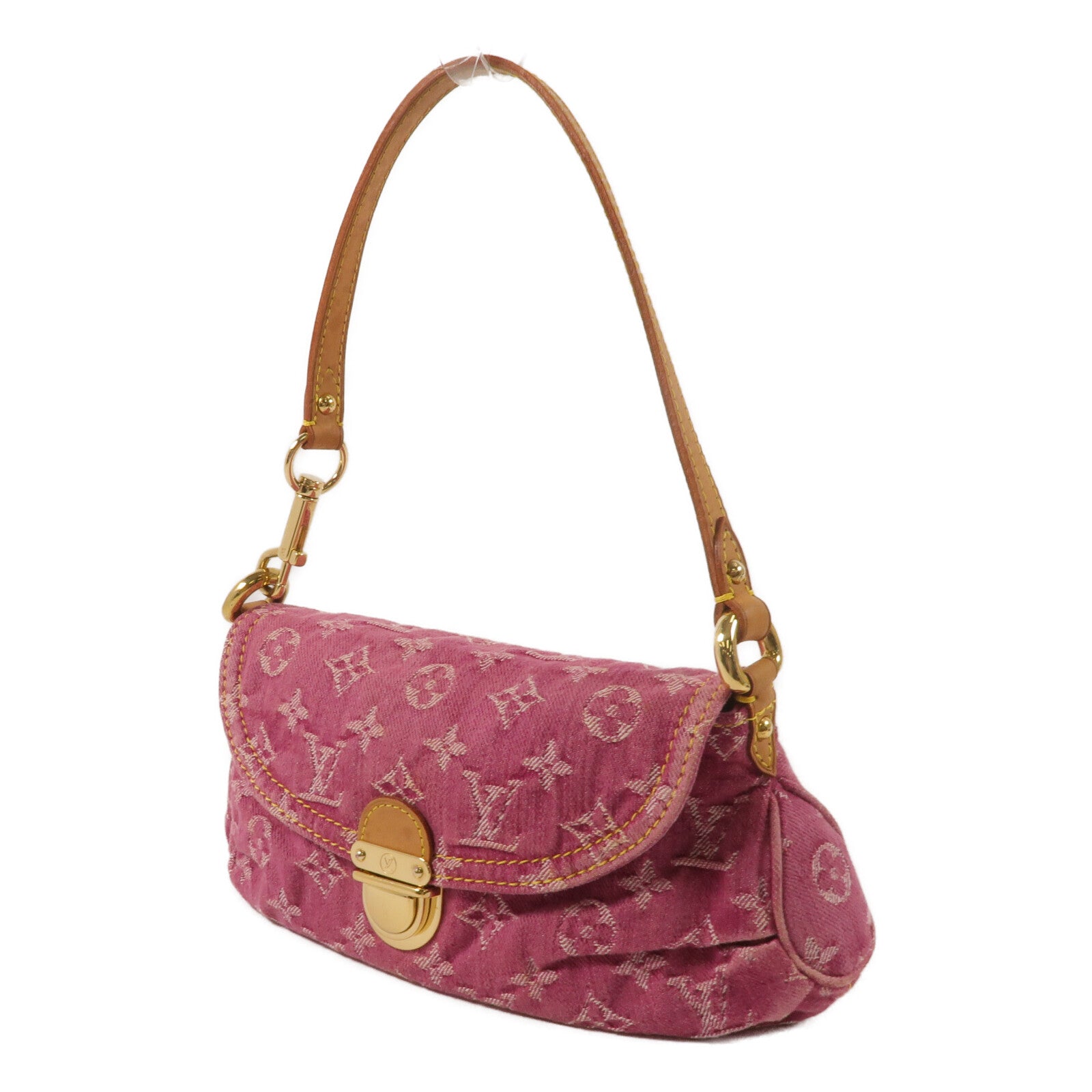 LOUIS VUITTON Monogram Denim Mini Pleaty肩背袋