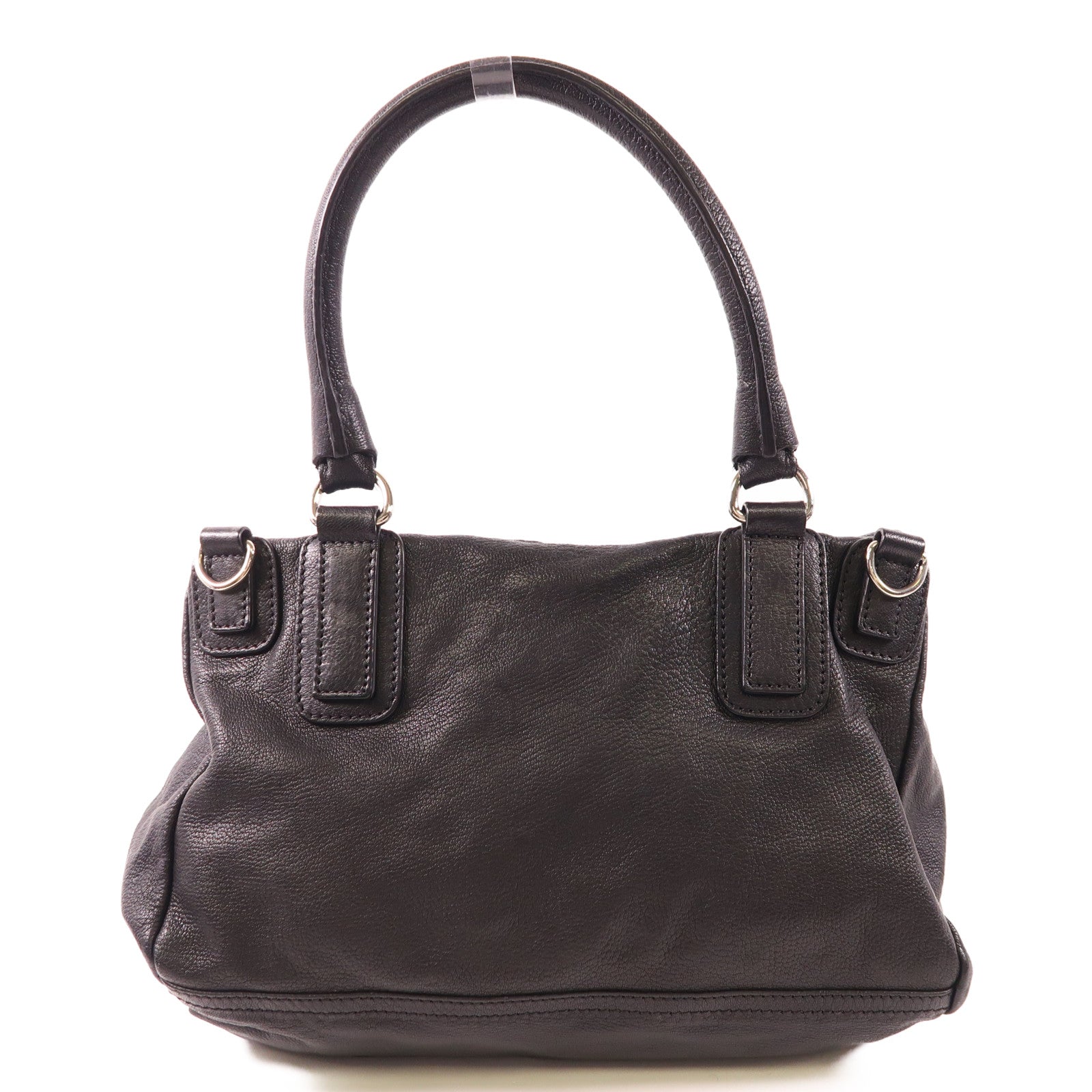 GIVENCHY SHW Pandora Medium 2 Way Bag Calfskin Leather Black