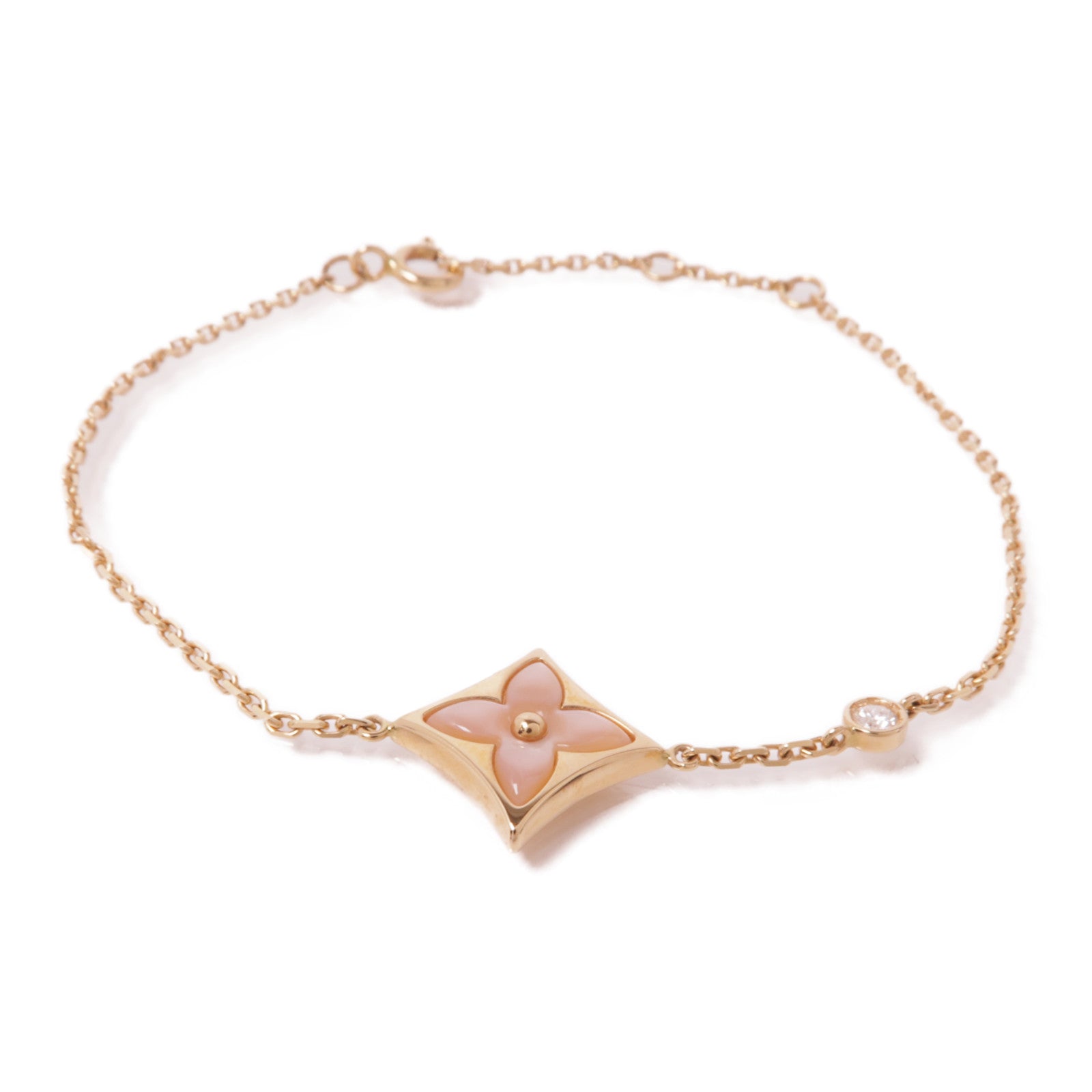 LOUIS VUITTON 18k玫瑰金Colour Blossom BB Star Bracelet手鏈