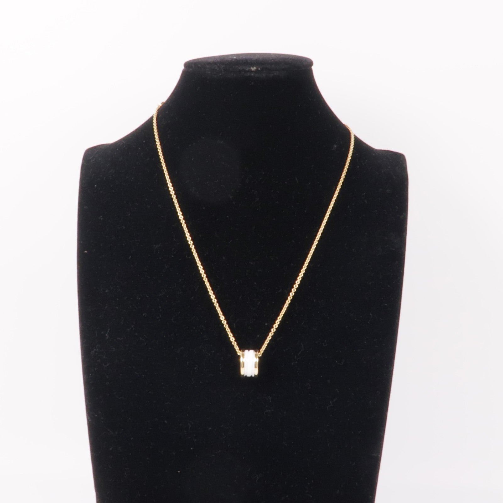BVLGARI 【激減優惠】18K黃金/陶瓷B-Zero1 Necklace項鍊
