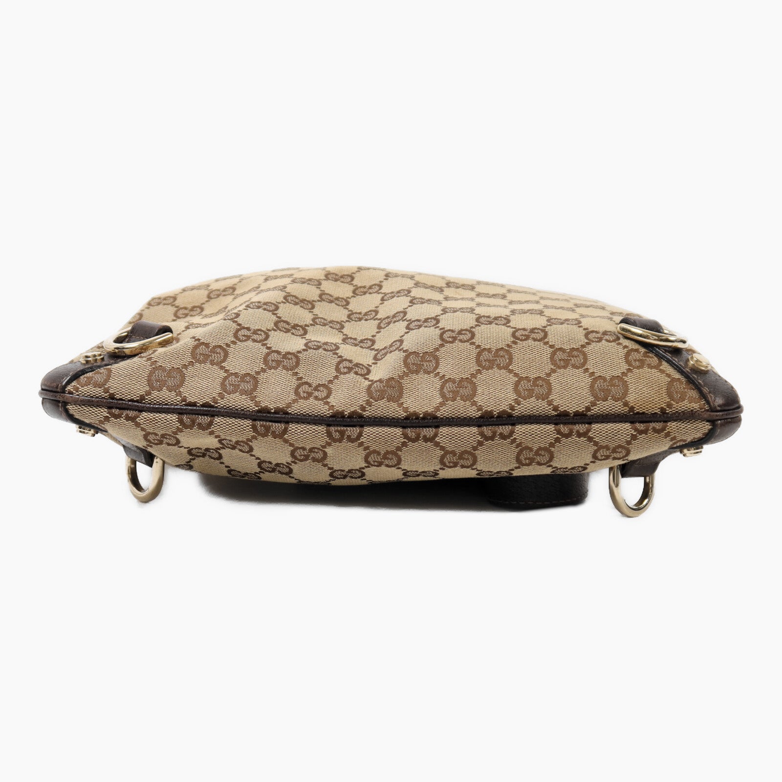 GUCCI 帆布Shoulder Bag金扣肩背袋