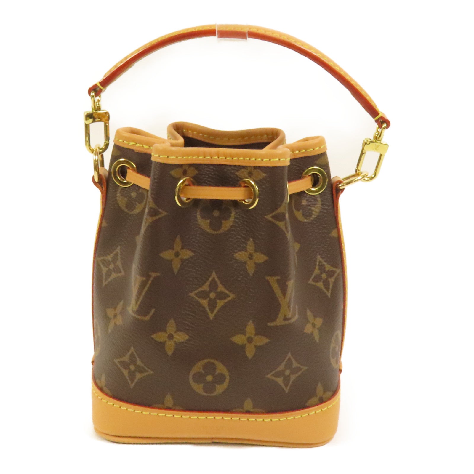 LOUIS VUITTON Monogram Nano Noe金扣手挽肩背兩用袋