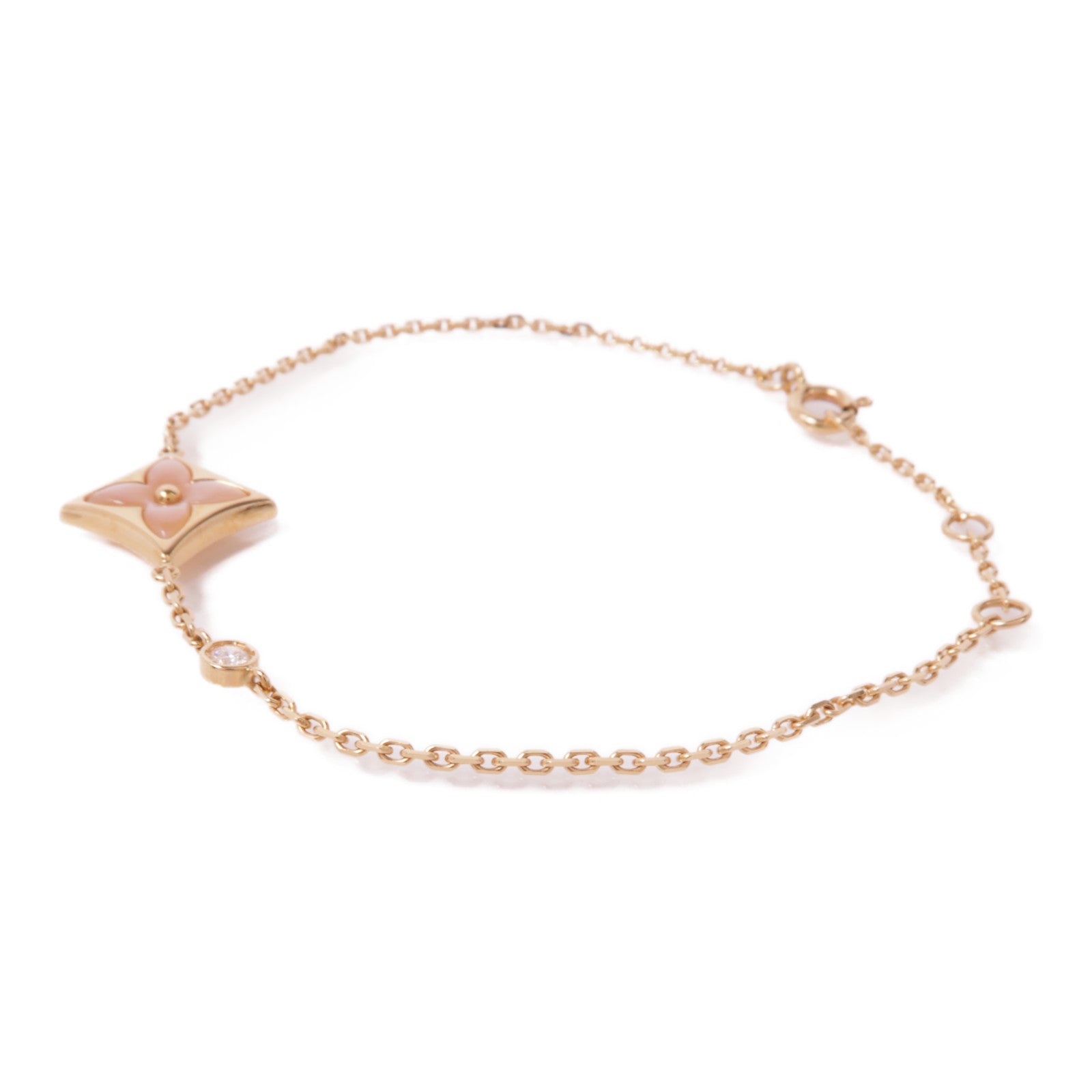 LOUIS VUITTON 18k玫瑰金Colour Blossom BB Star Bracelet手鏈