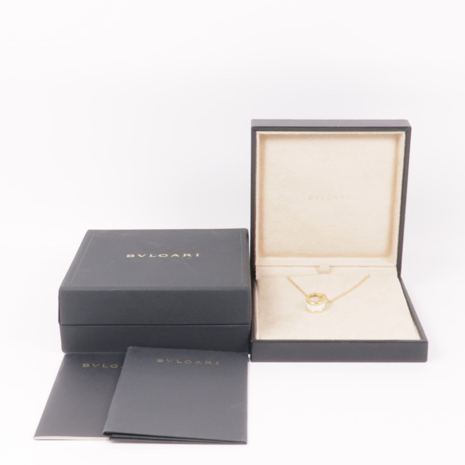 BVLGARI 【激減優惠】18K黃金/陶瓷B-Zero1 Necklace項鍊