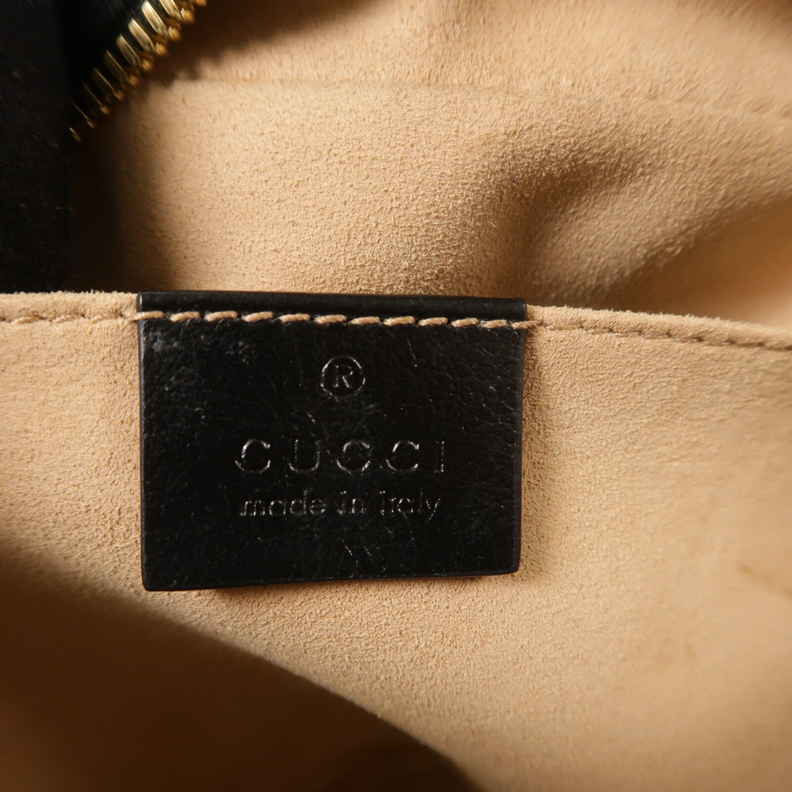 GUCCI GG帆布GG Marmont鏈帶肩背袋