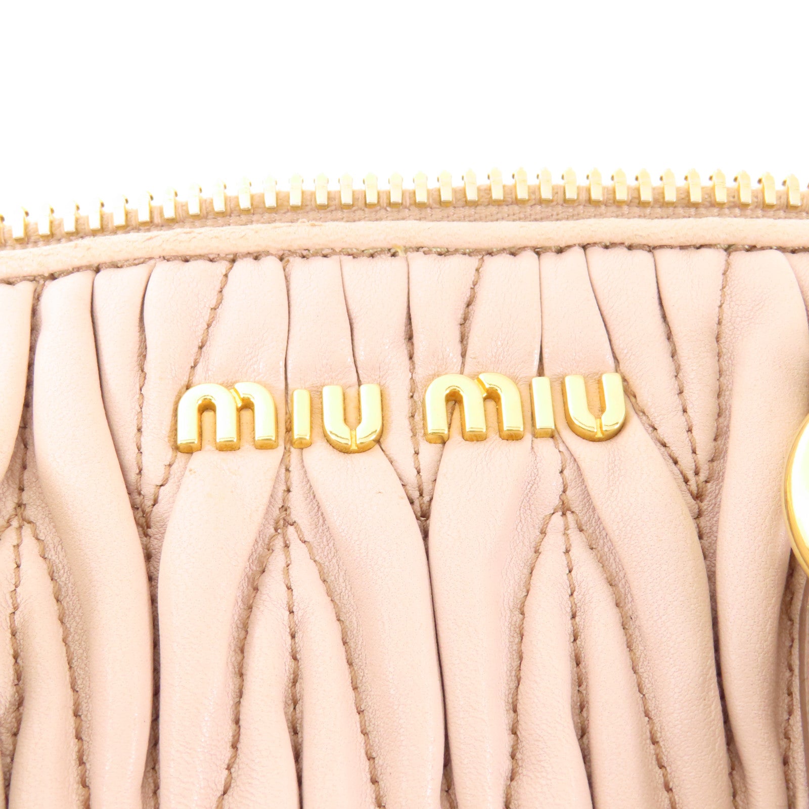 Miu Miu 牛皮皮革2 Way Bag金扣手挽肩背兩用袋