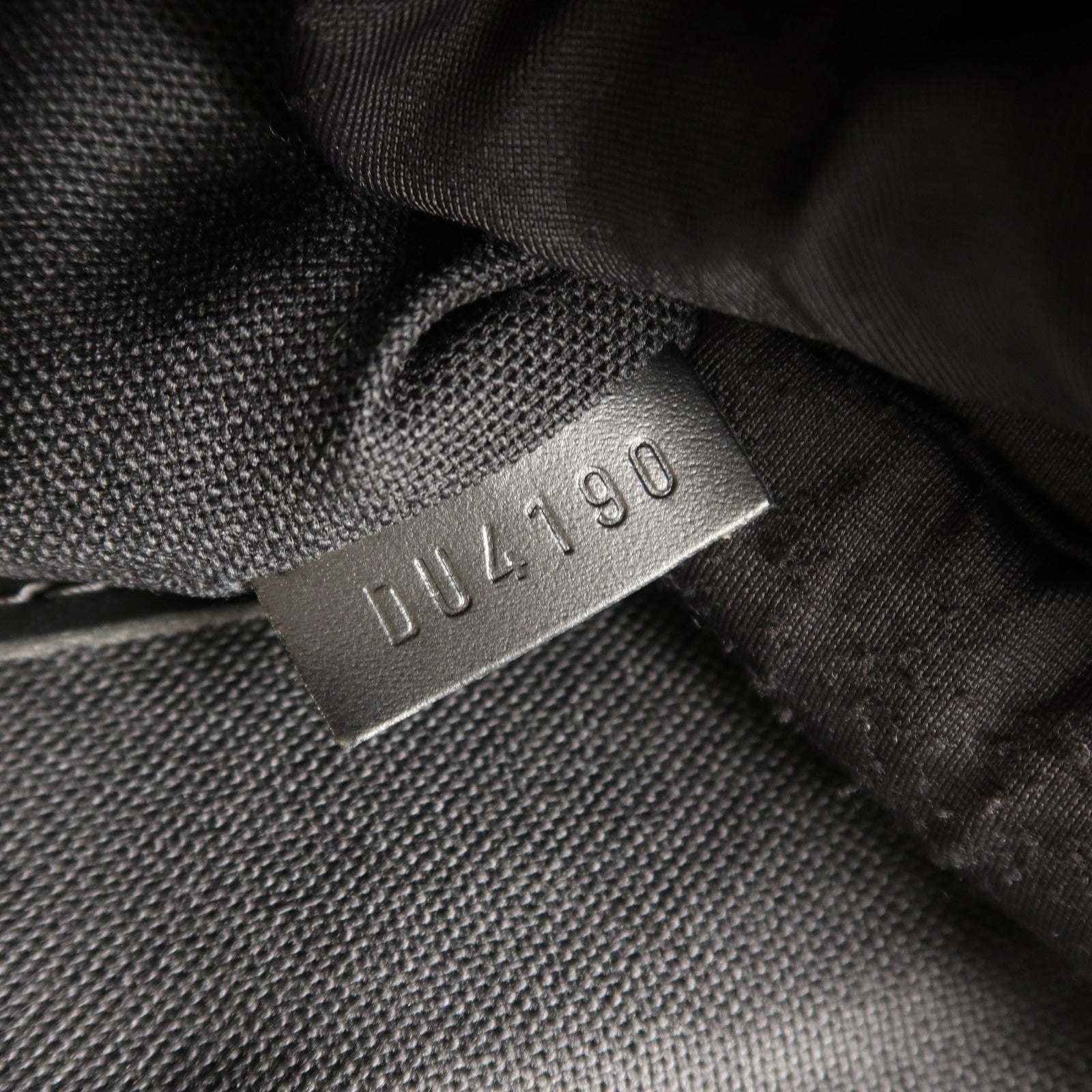 LOUIS VUITTON Damier Graphite Tadao PM銀扣手挽肩背兩用袋