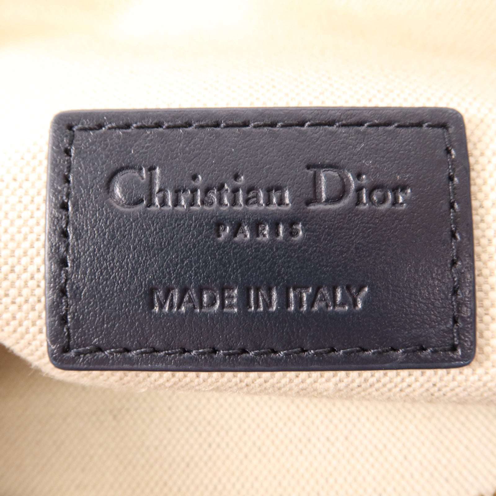 Dior 帆布Travel Nomad Pouch金扣手挽袋