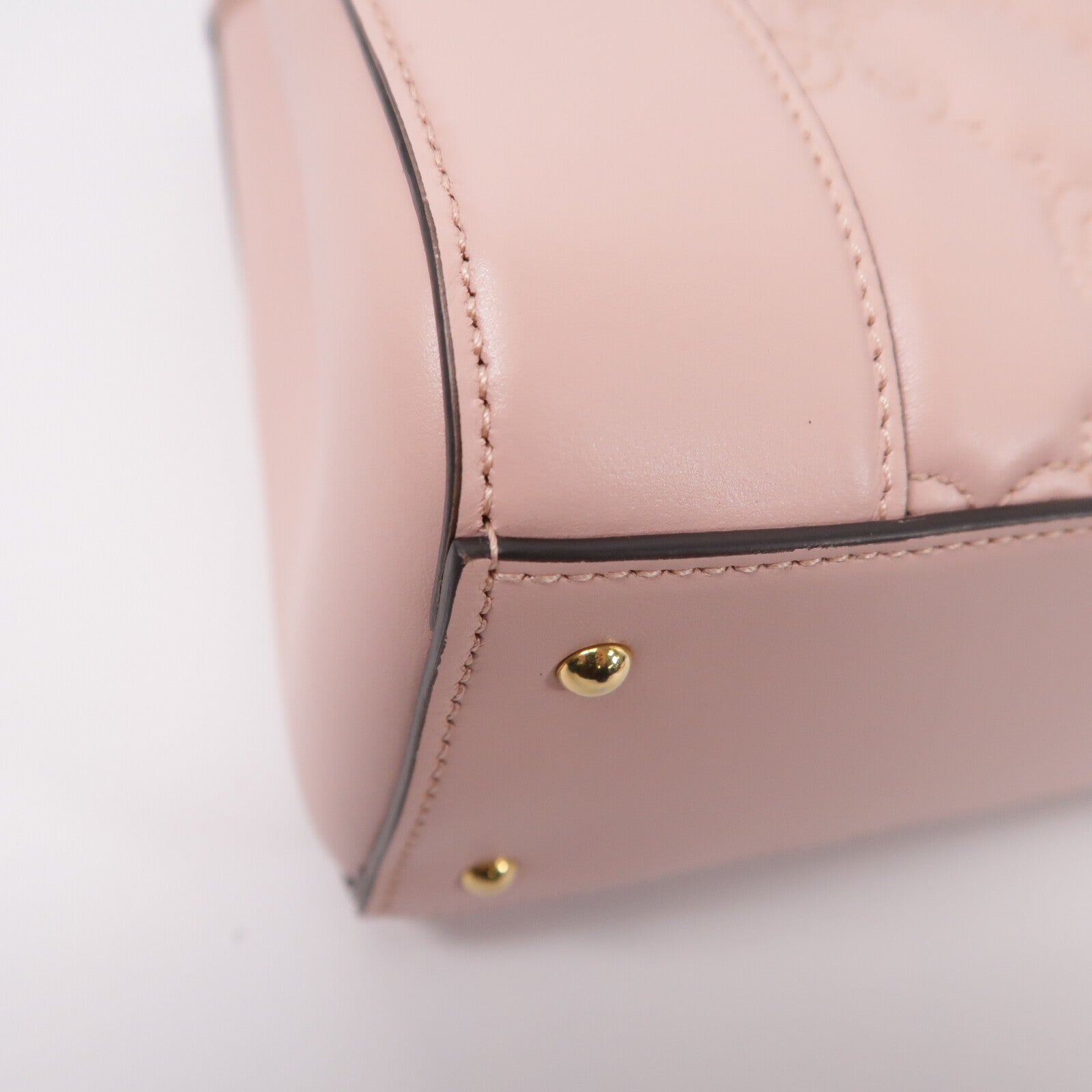 GUCCI 牛皮皮革GG Matelasse Mini Top Handle手挽肩背兩用袋
