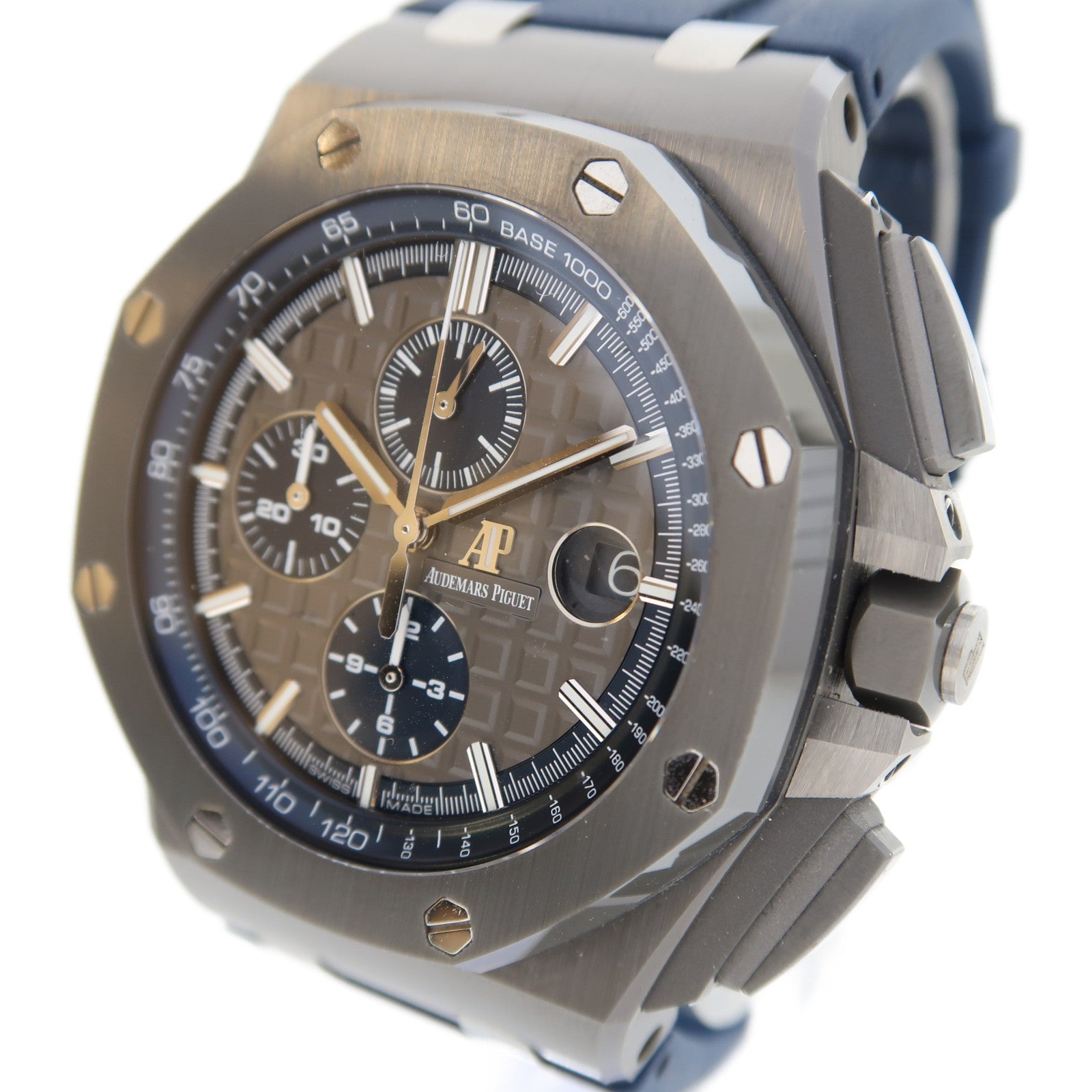 AUDEMARS PIGUET Royal Oak Offshore Chronograph陶瓷/橡膠帶手錶自動機芯灰色